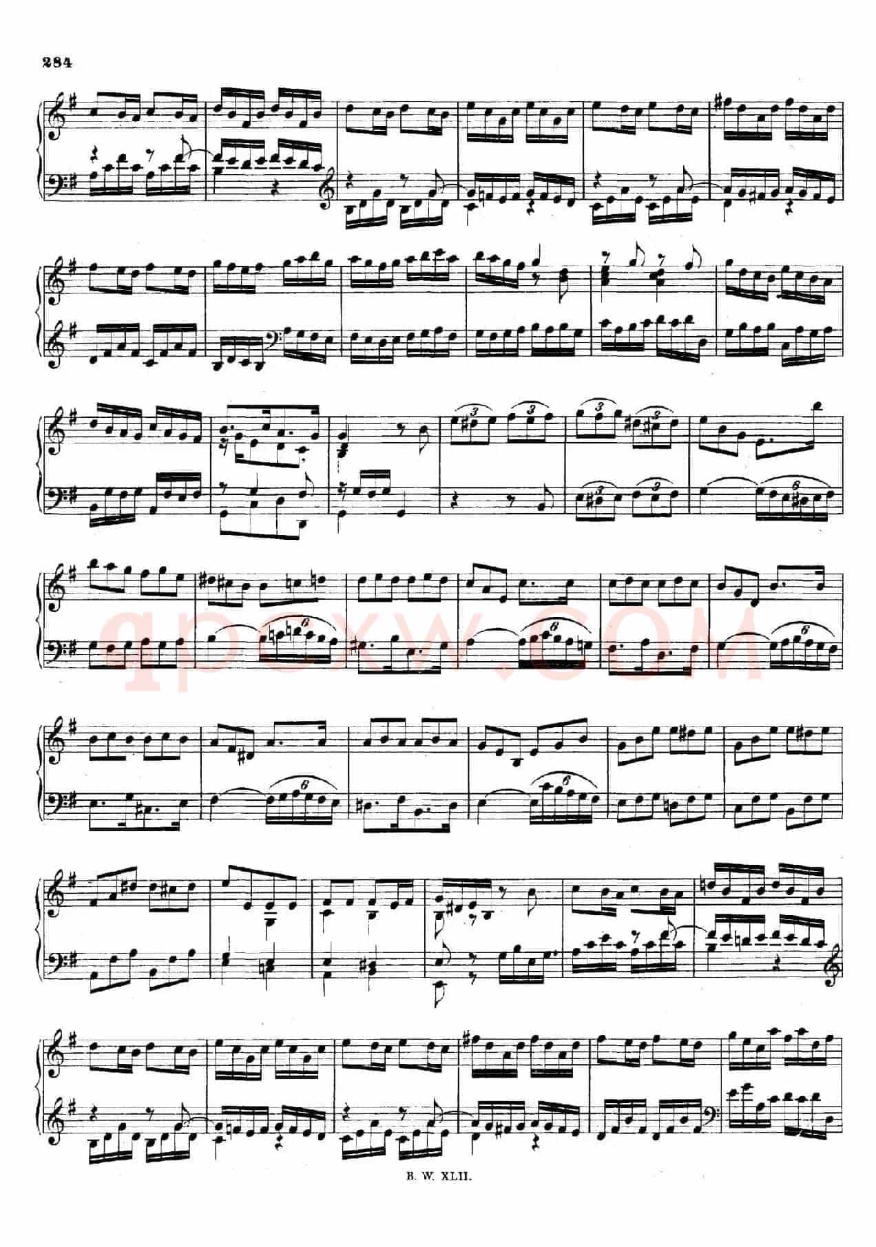 Concerto for Organ in G Major BWV 592(G大调管风琴协奏曲·钢琴独奏版)