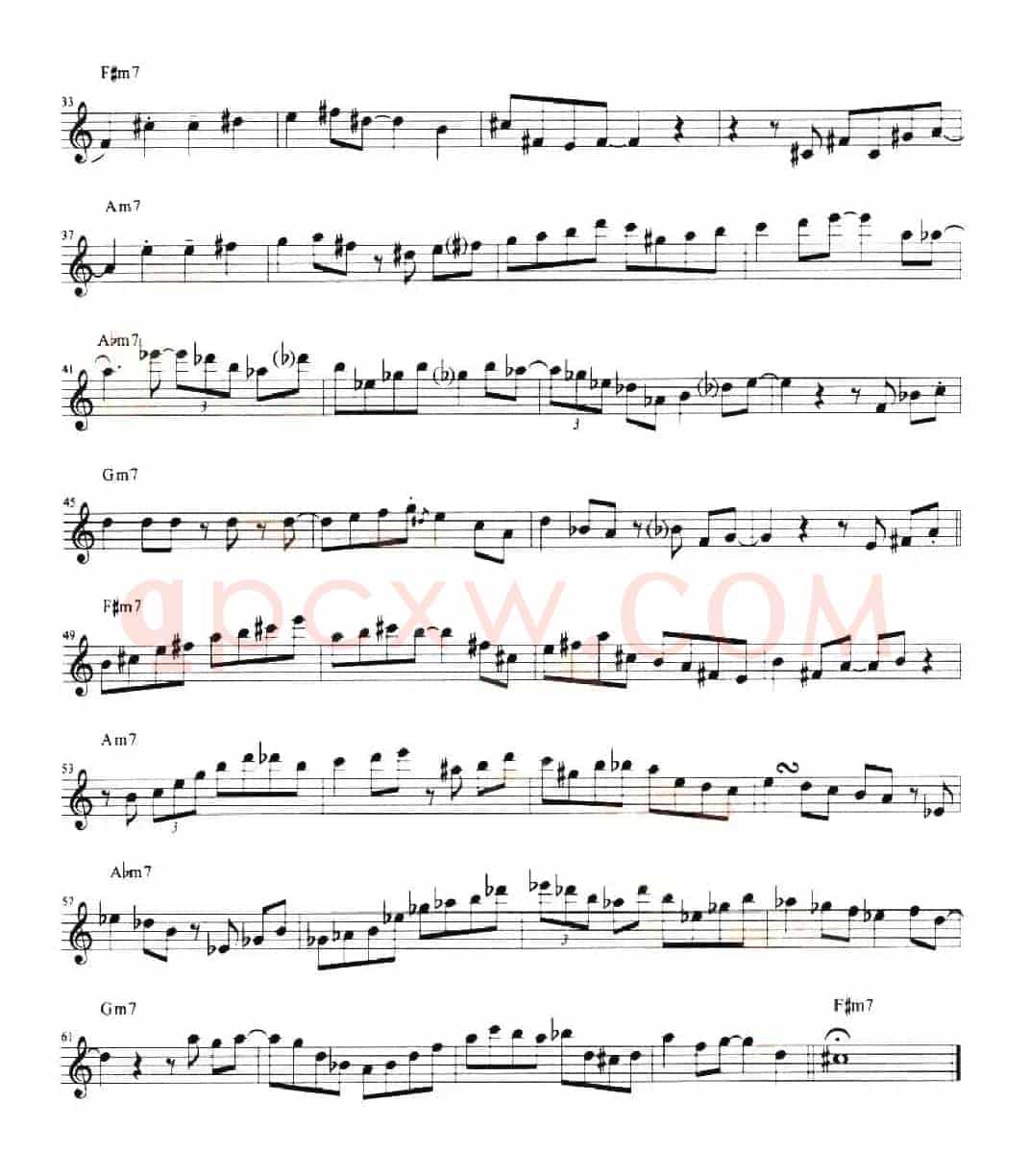 SAMBA MINOR CHORD SOLO