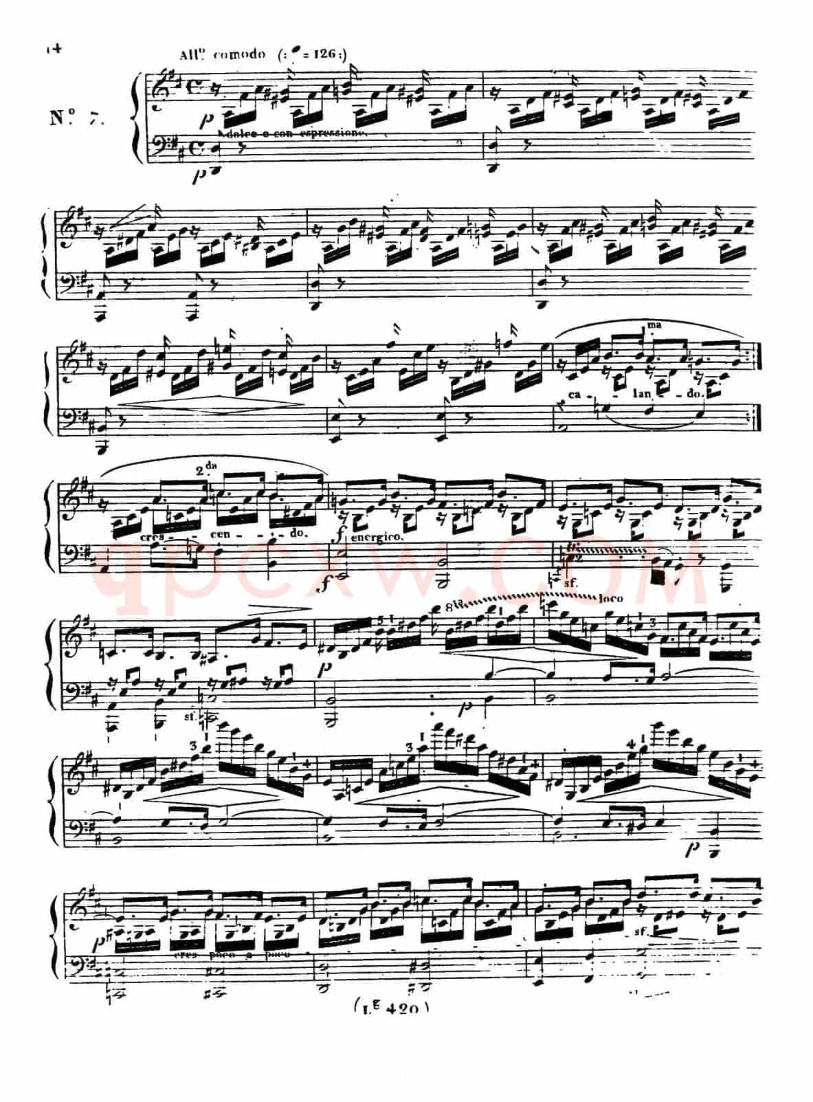 24 Exercices et Preludes Op.21（24首前奏练习曲·7）