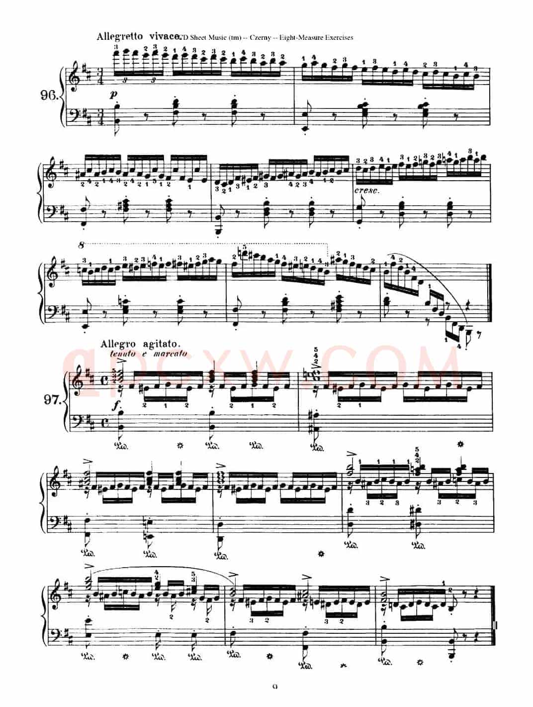 160 Eight- Measure Exercises.Op.821（车尔尼160首钢琴八小节练习曲（88——103））