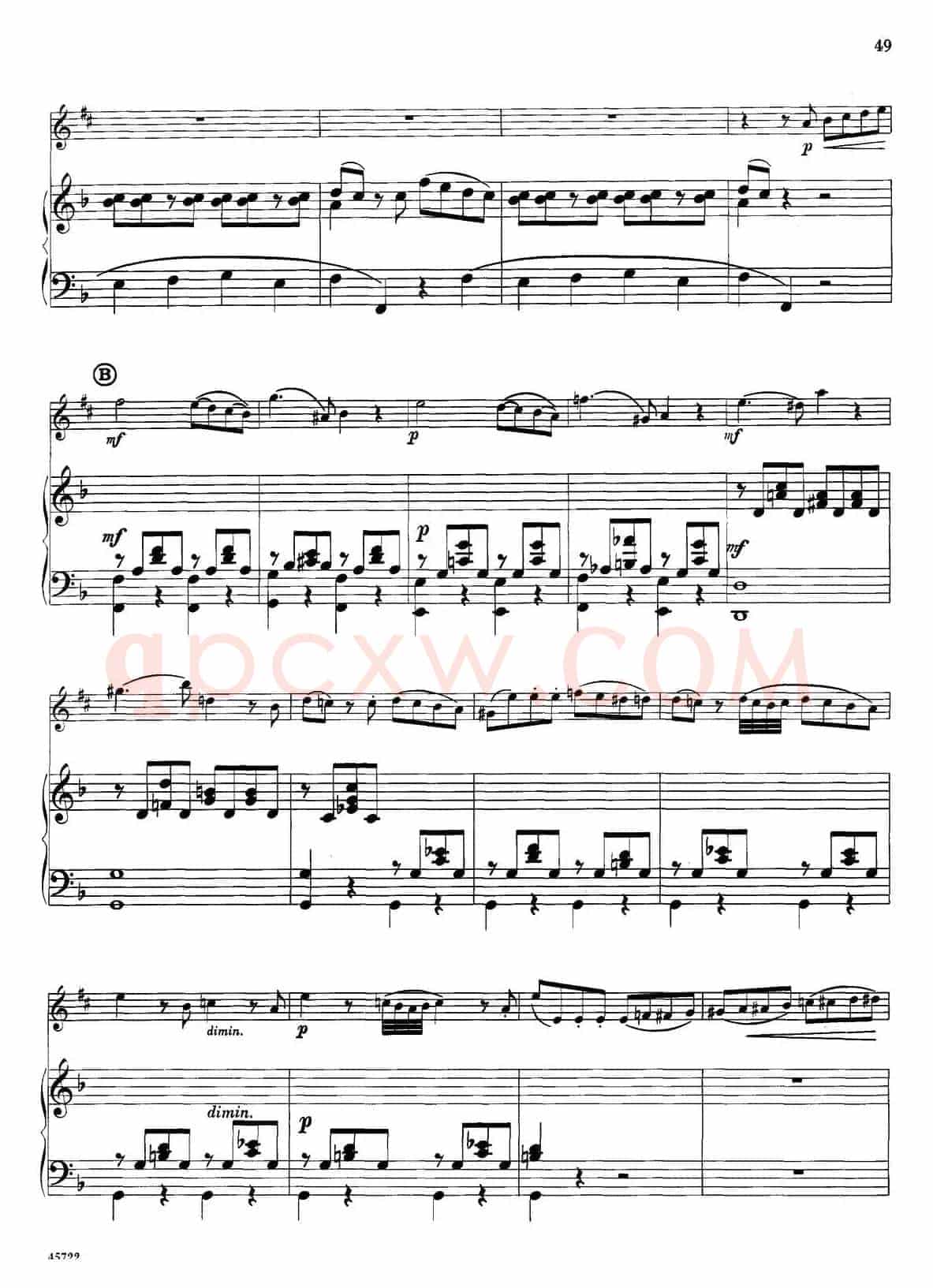 15首古典萨克斯独奏曲：11、Rondo in D（中音萨克斯+钢琴伴奏）