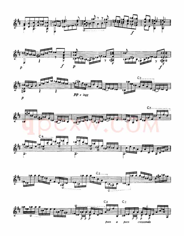 恰空舞曲（古典吉他）