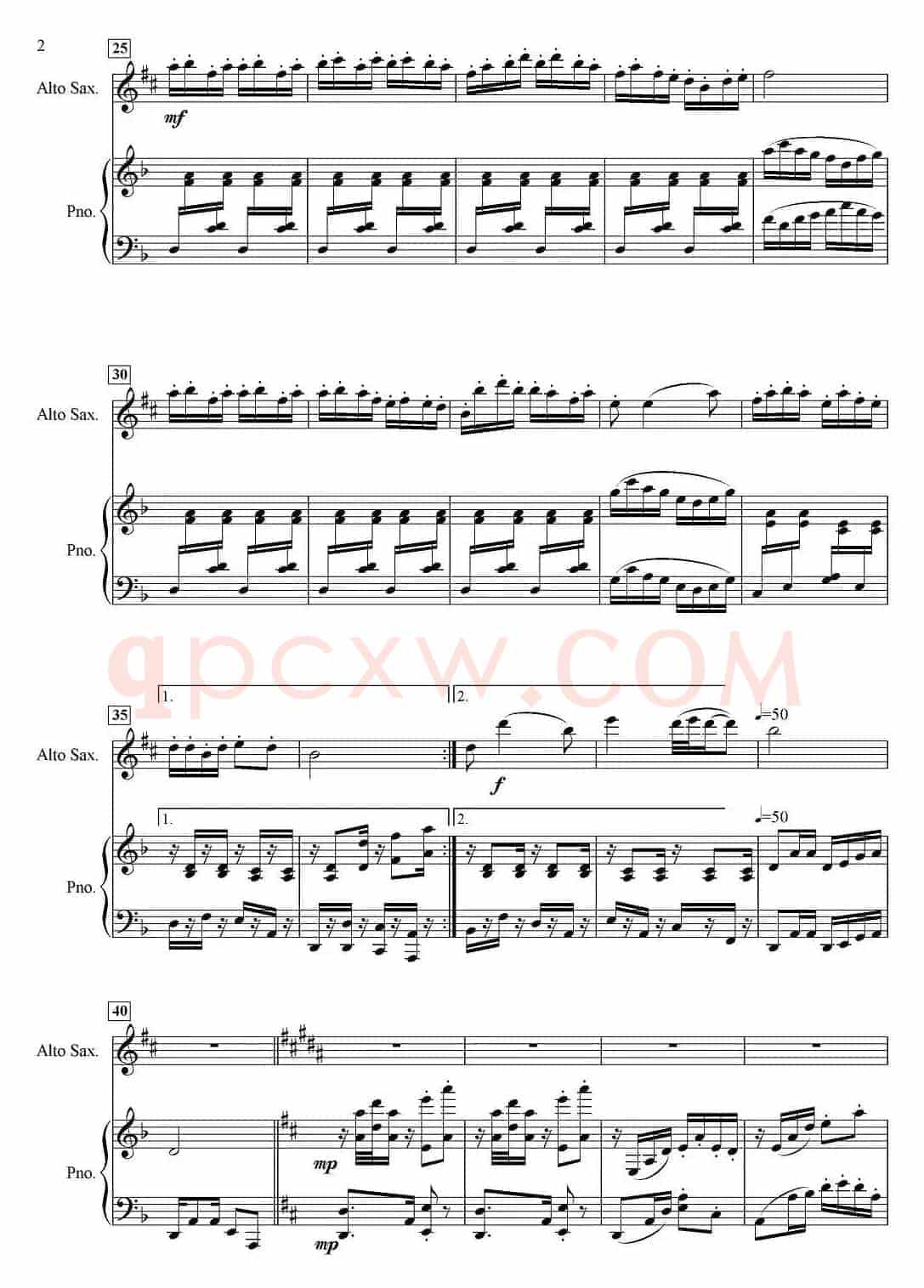 茶山上的秋趣（中音萨克斯+钢琴）