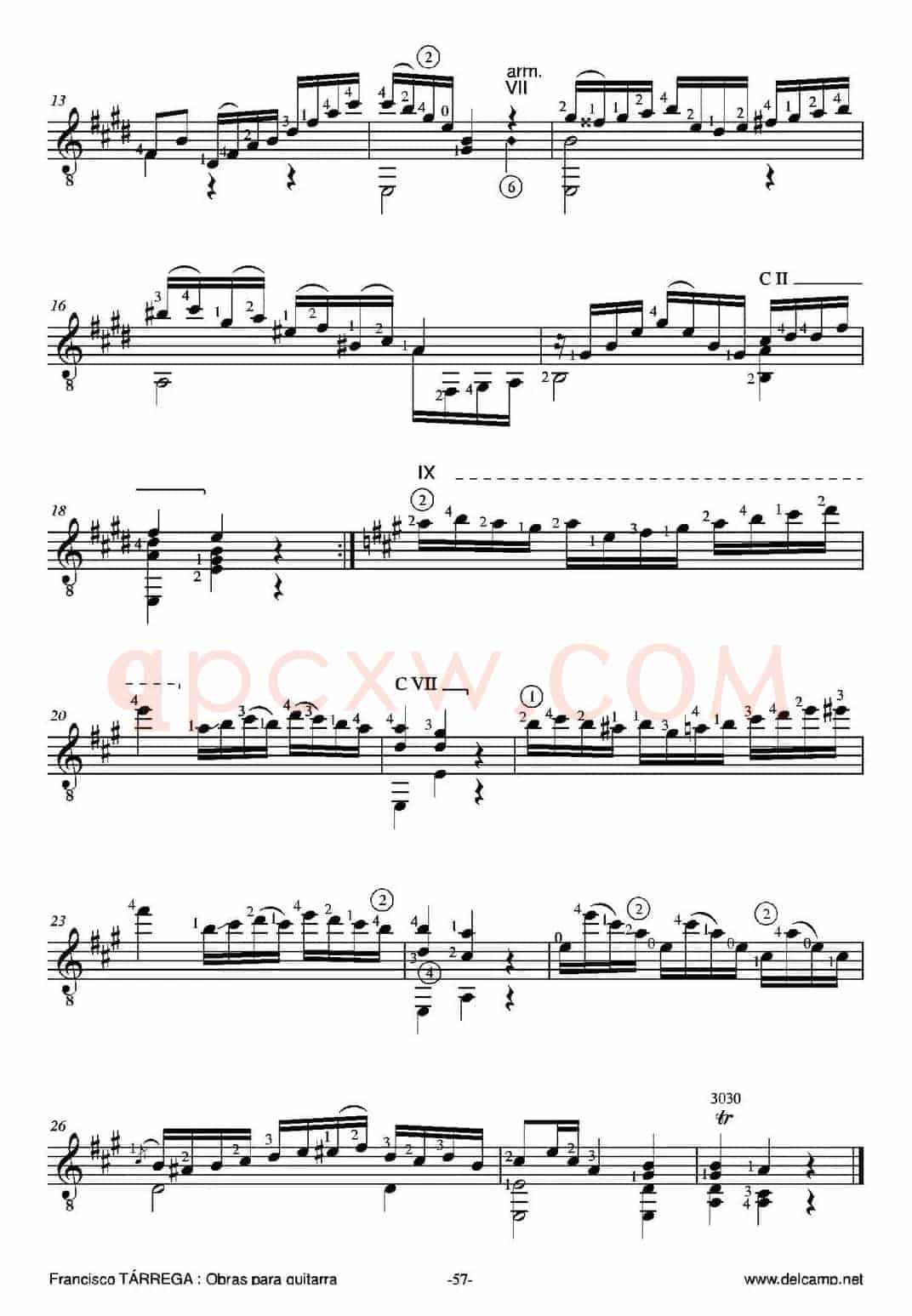 ESTUDIO EN FORMA DE MINUETTO(A la Srta.Consuelo Pascual de Boldum)(古典吉他)