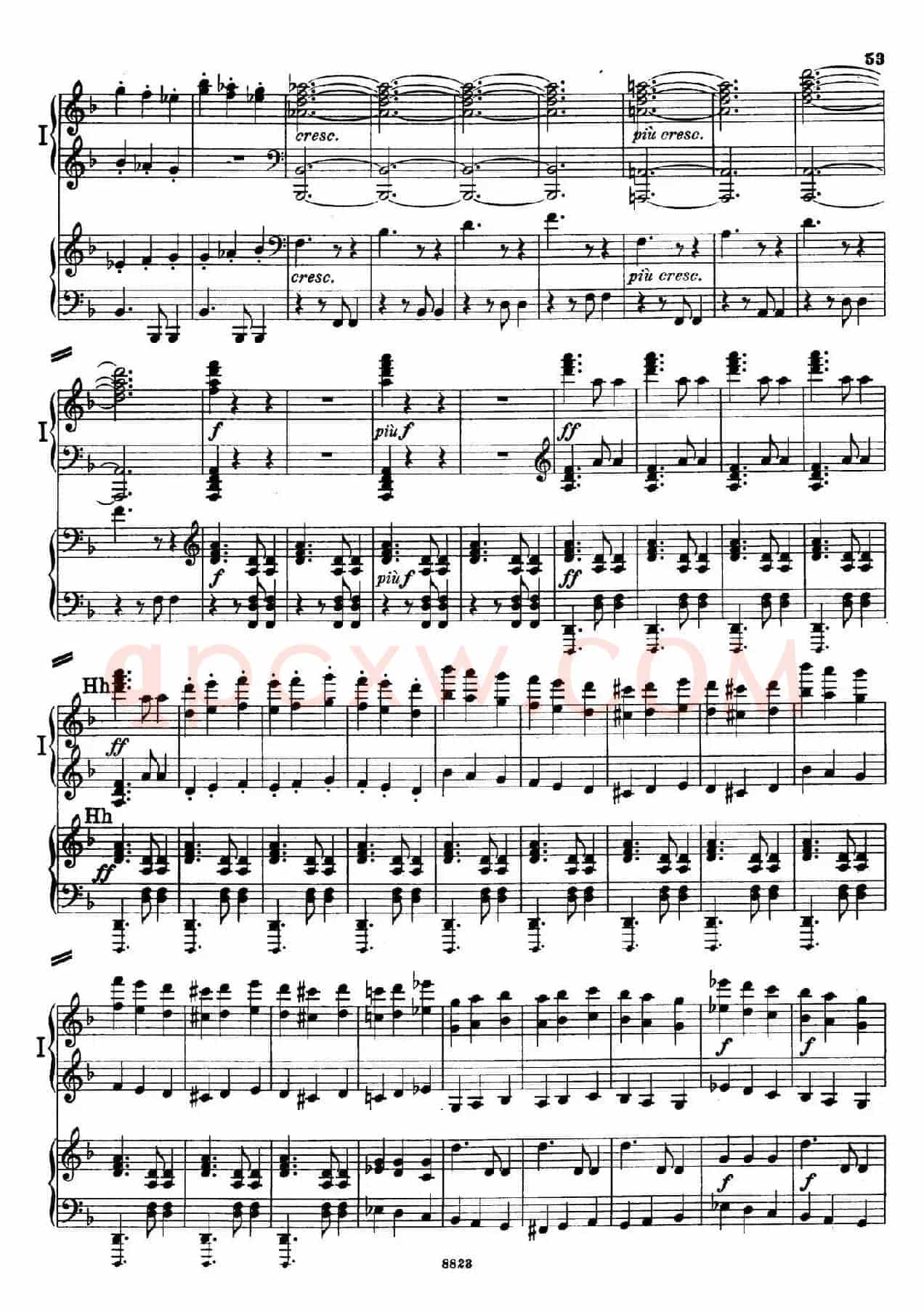 d小调第九交响曲 Op.125(双钢琴P53——62)
