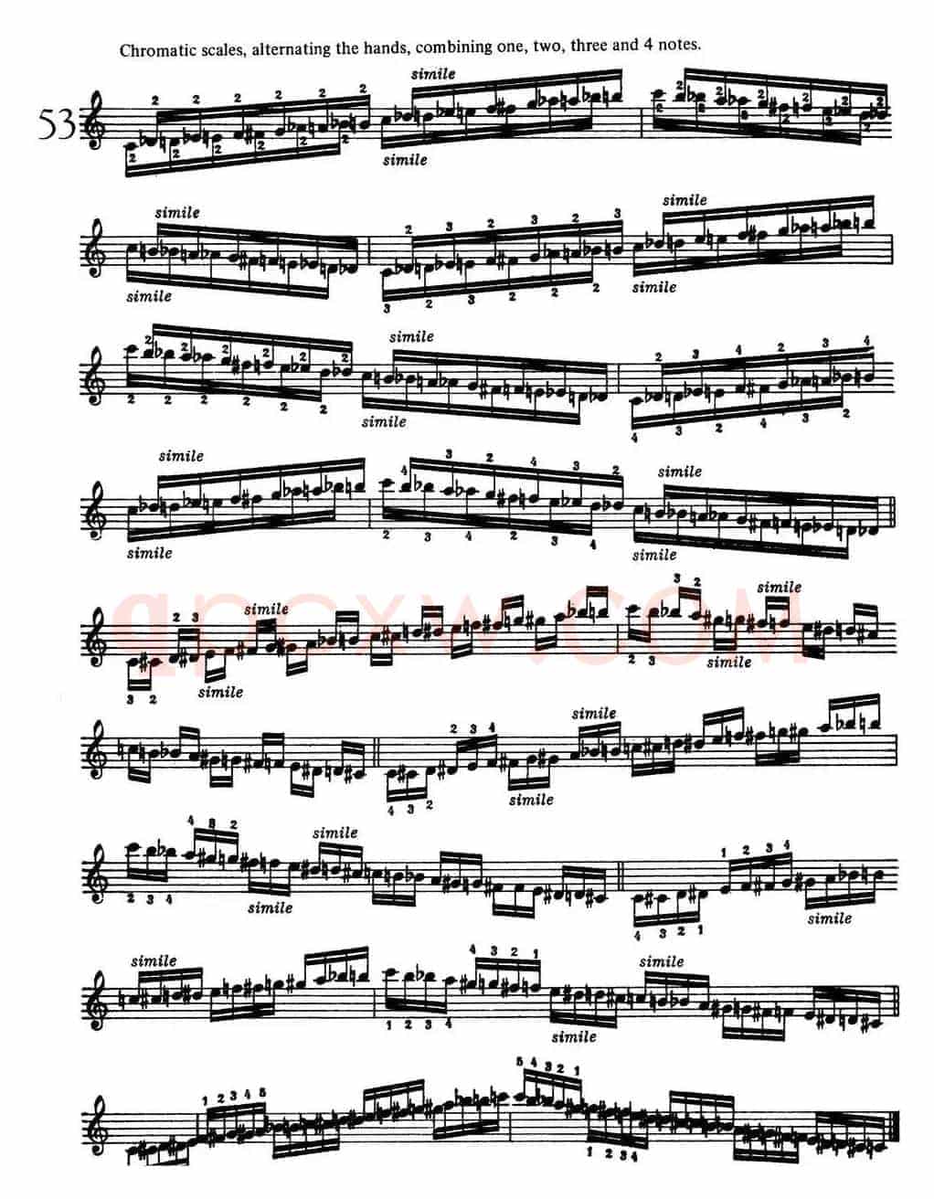 Technical Exercises S.146(李斯特钢琴技巧练习 BOOKⅢ)