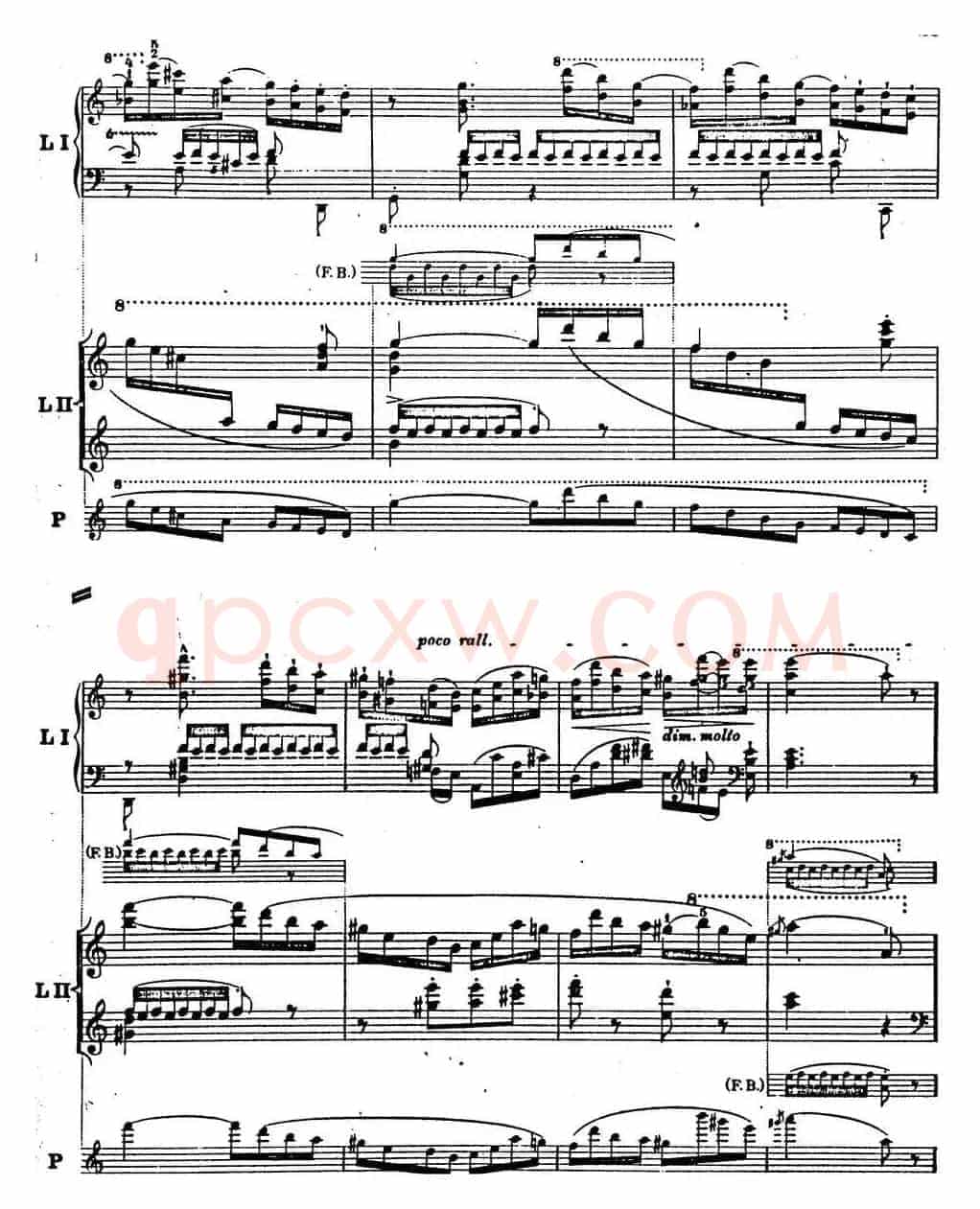 6首帕格尼尼大练习曲(Thema mit Variationen Etude Nr.6)