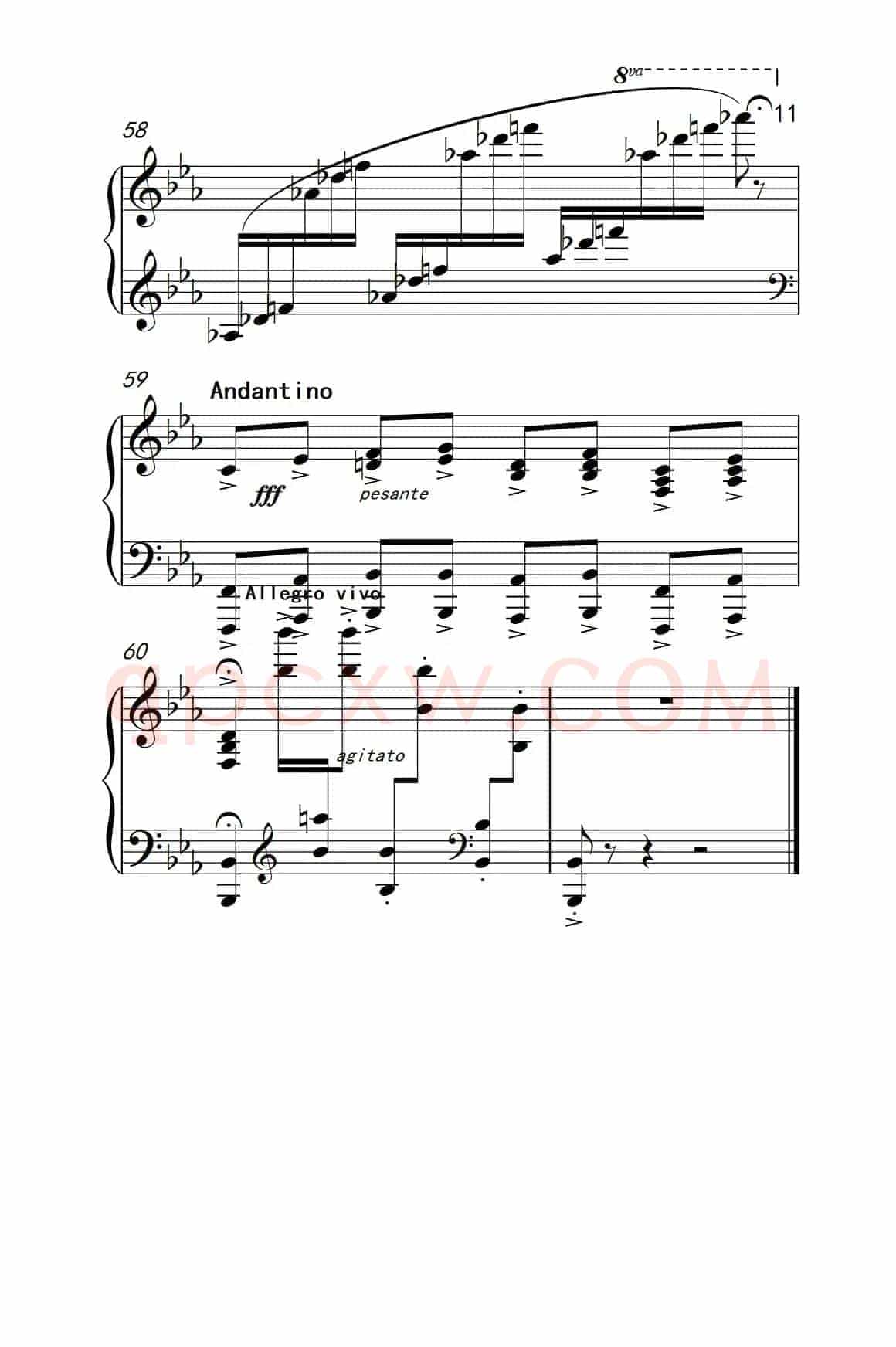 第九级3.旱天雷（中央音乐学院 钢琴（业余）考级教程 7-9级）