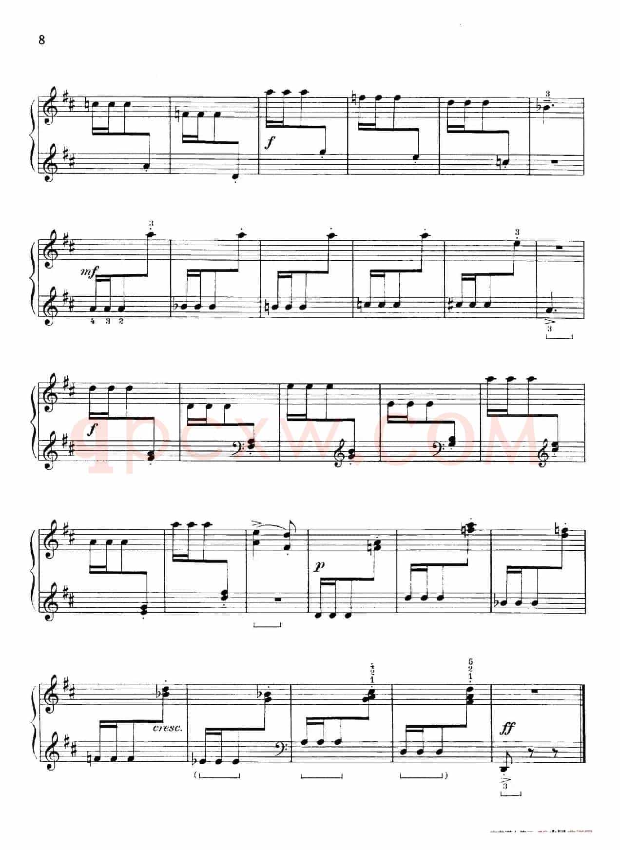 Thirty Pieces For Children Op.27(30首儿童钢琴曲 1—5)