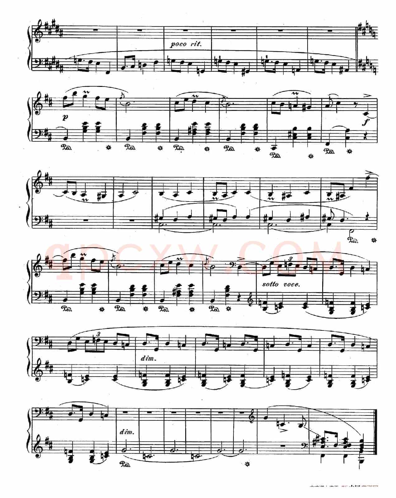 Quatre Mazurkas Op.33(4首玛祖卡舞曲·4)