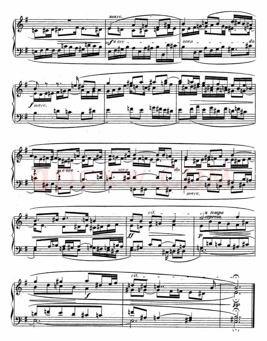 6 Preludes and Fugues Op.99(6首前奏曲与赋格·1)