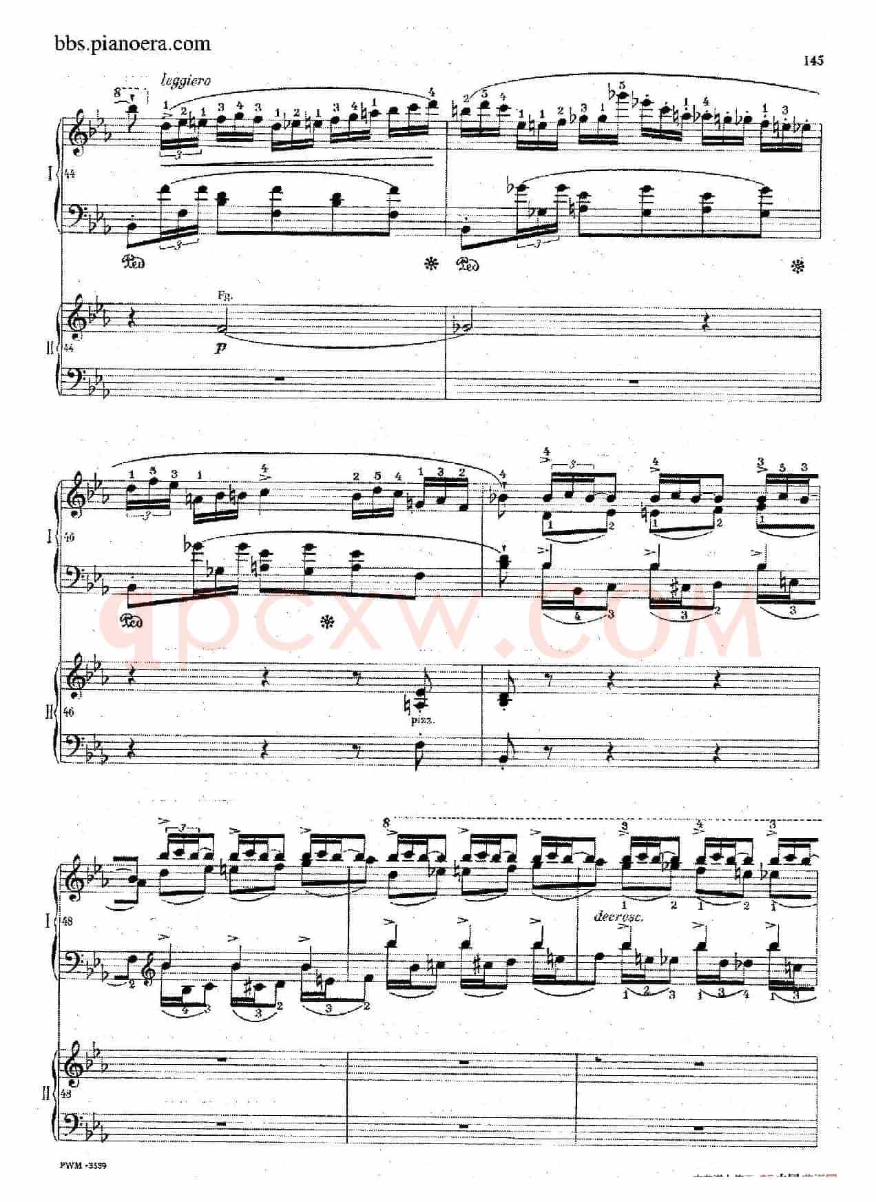 Grande Polonaise Brilliante Preceded by an Andante Spianato Op.22(平静的行板与华丽的波兰舞曲·双钢琴版)