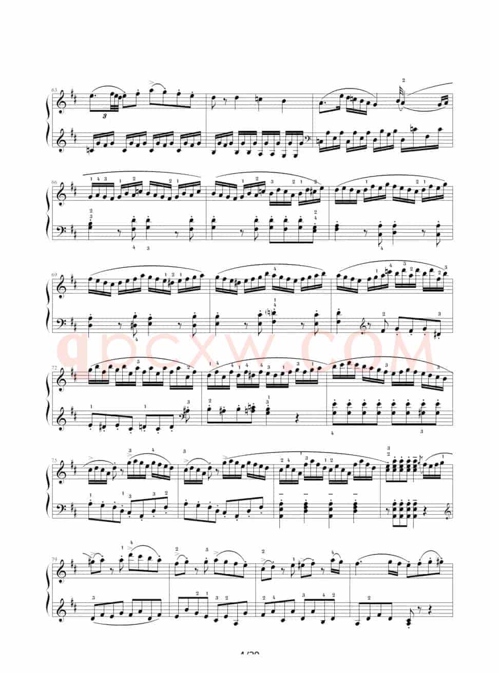 D大调奏鸣曲K.311（完整版）