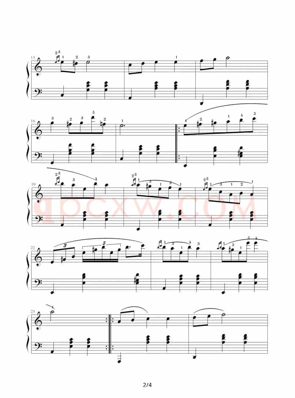 a小调圆舞曲（yh制谱版）