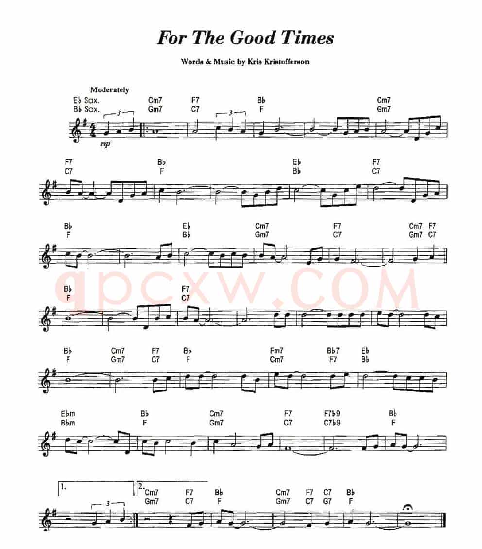 For The Good Times