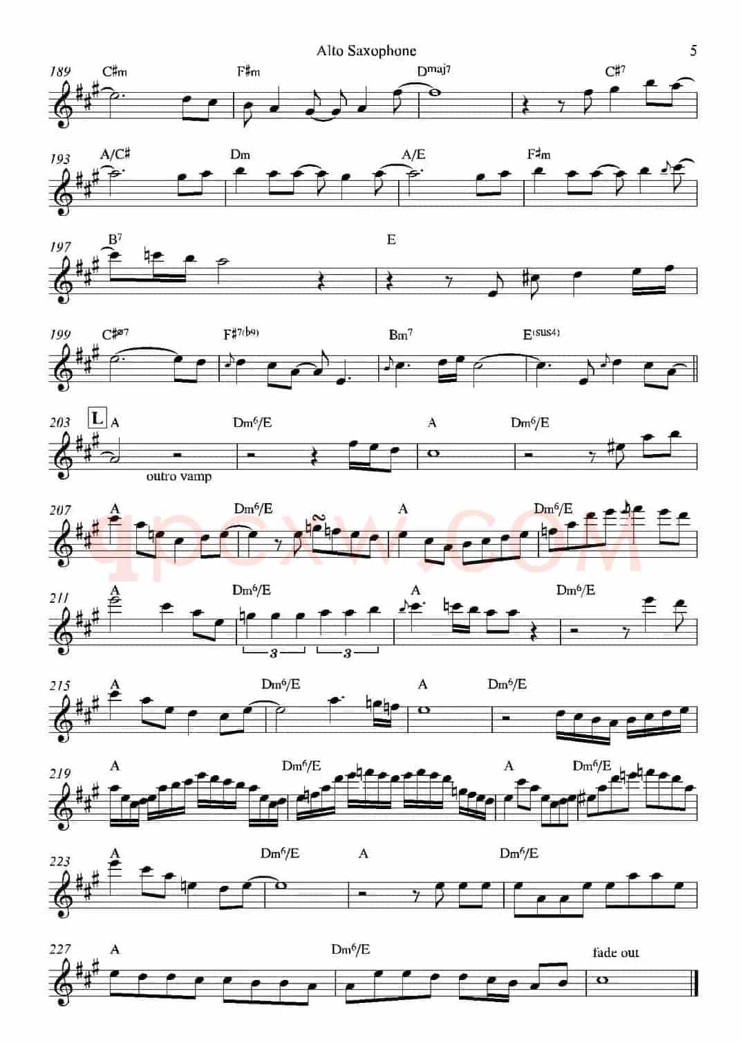 Bossa Real（中音萨克斯）