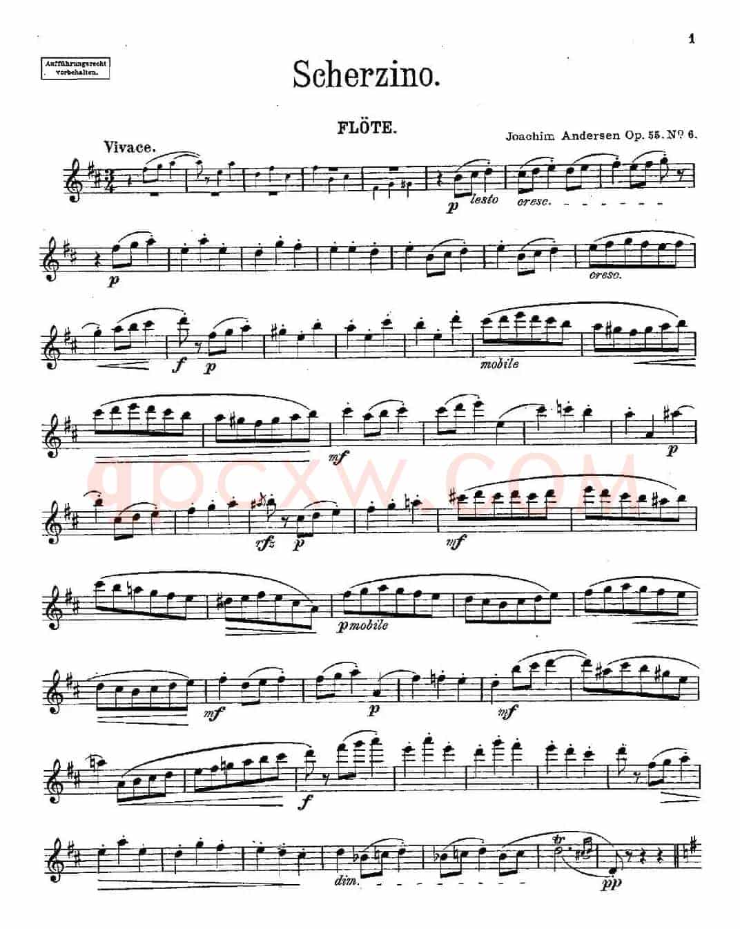 Scherzino（Op.55 No.6）