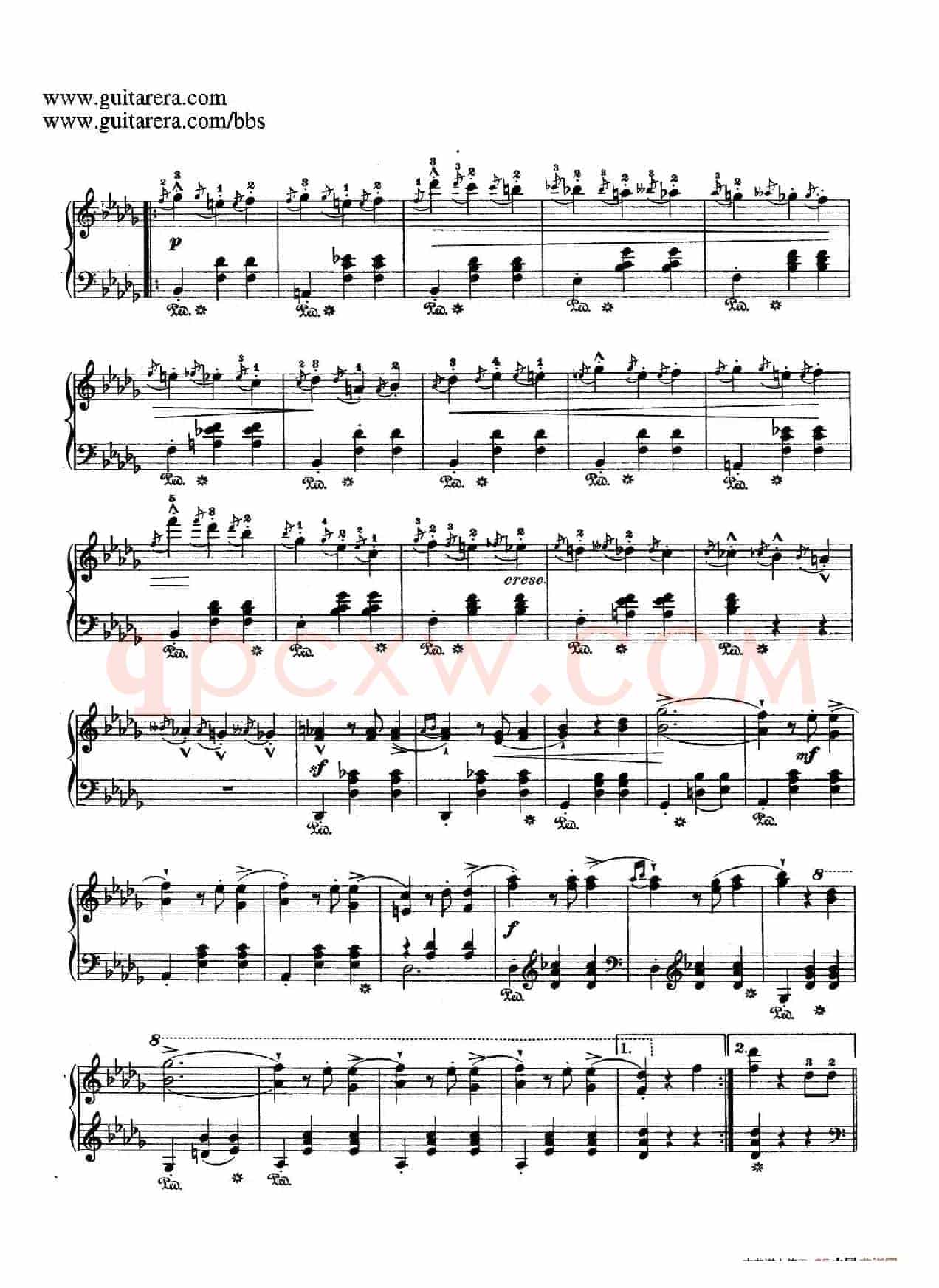 Grande Valse Brillante in E-flat Major Op.18 (降E大调华丽辉煌圆舞曲)