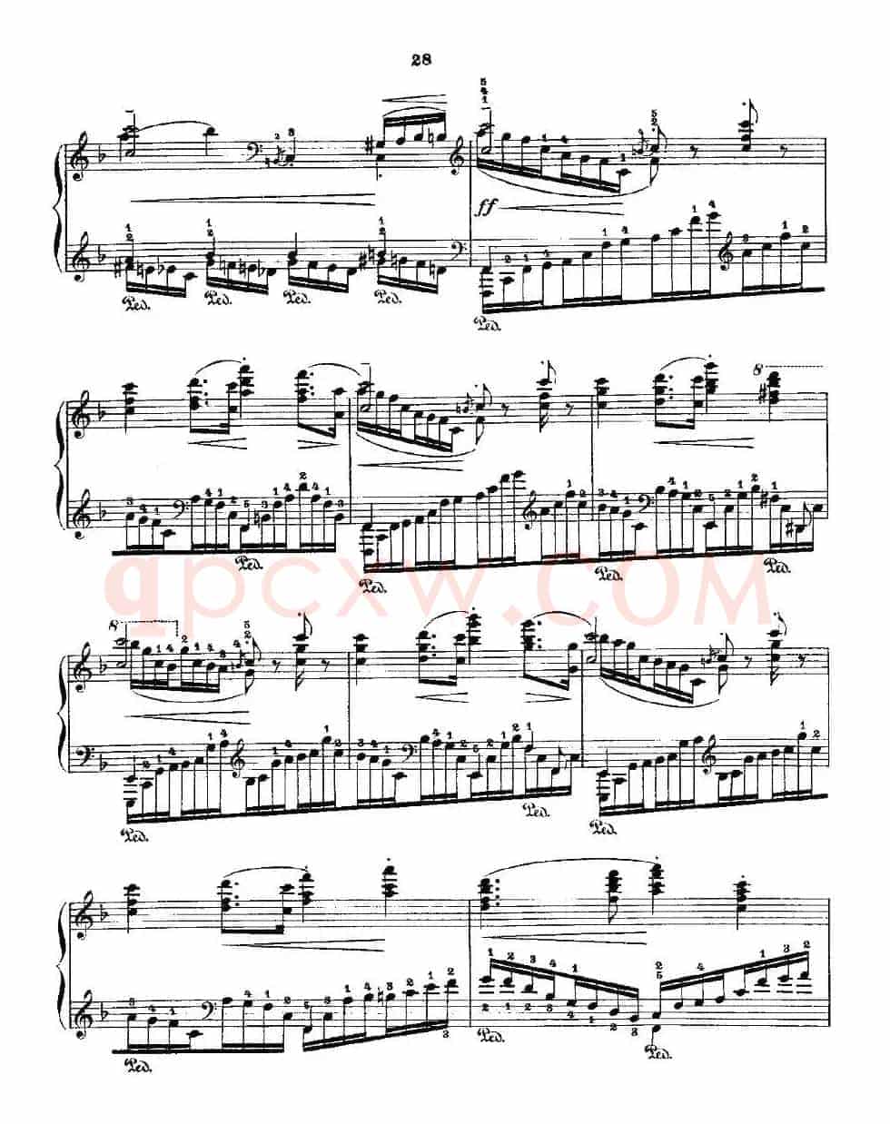 肖邦《练习曲》Fr.Chopin Op.10 No8-1
