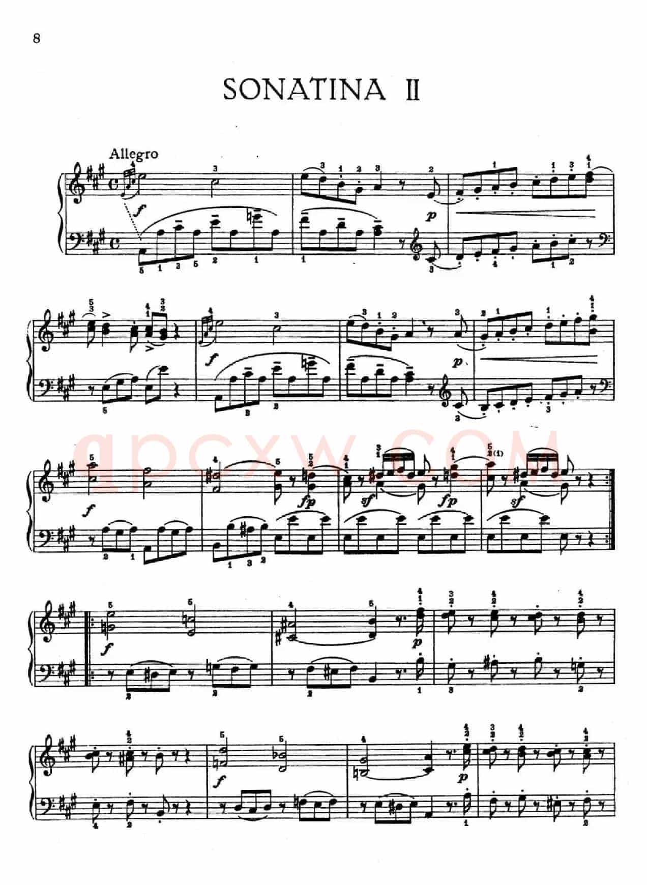 6 Viennese Sonatinas K.439b(6首维也纳小奏鸣曲·Ⅱ)