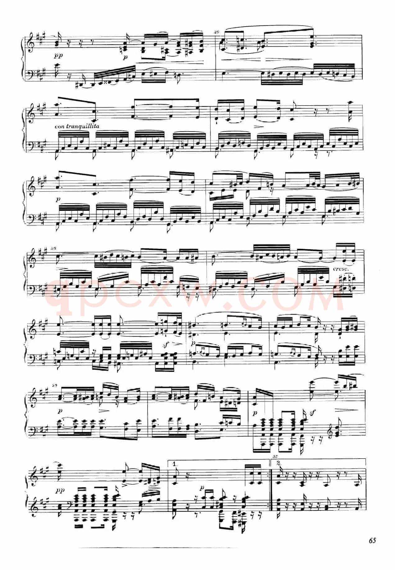 A大调钢琴大奏鸣曲（Grobe Sonate in A Major WWV 26）