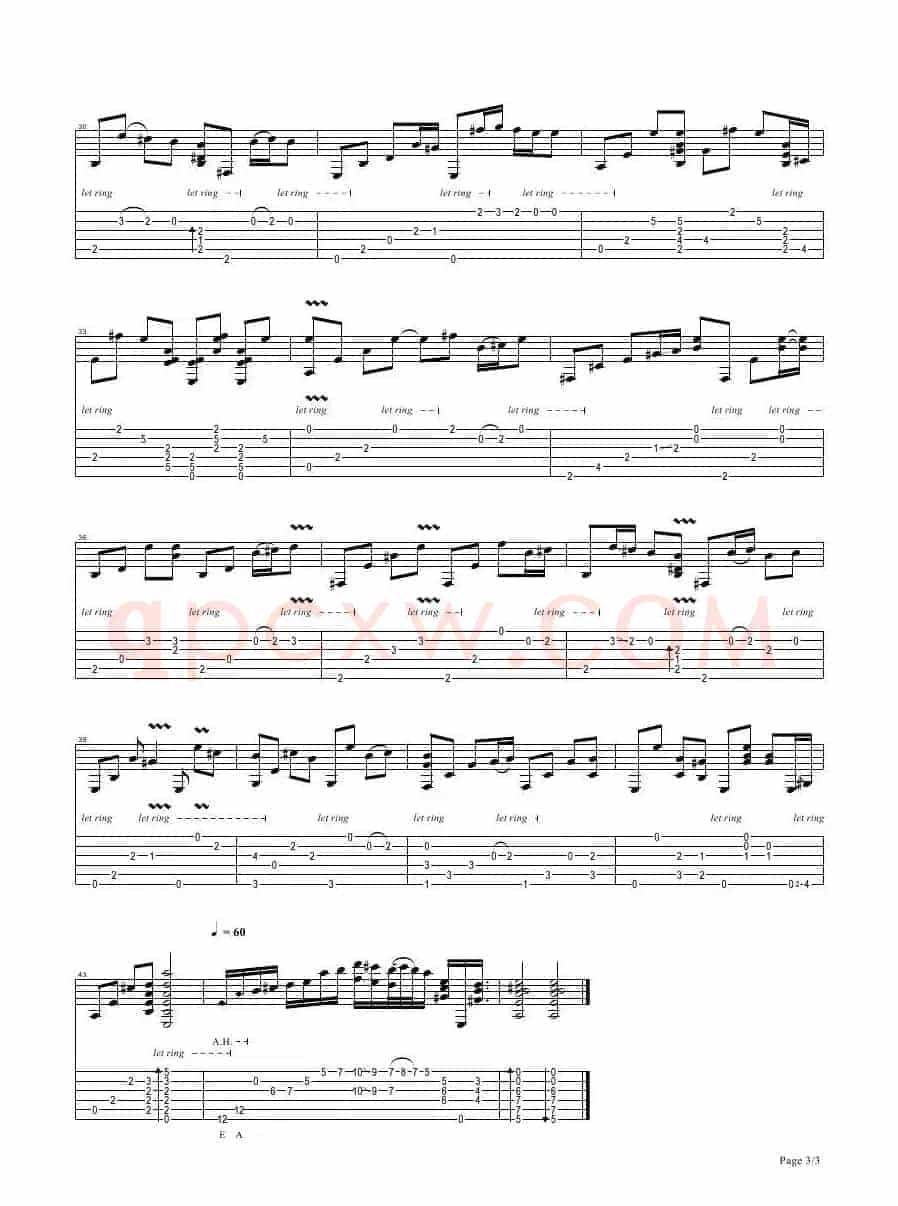 tommy emmanuel：stay close to me version（指弹吉它）