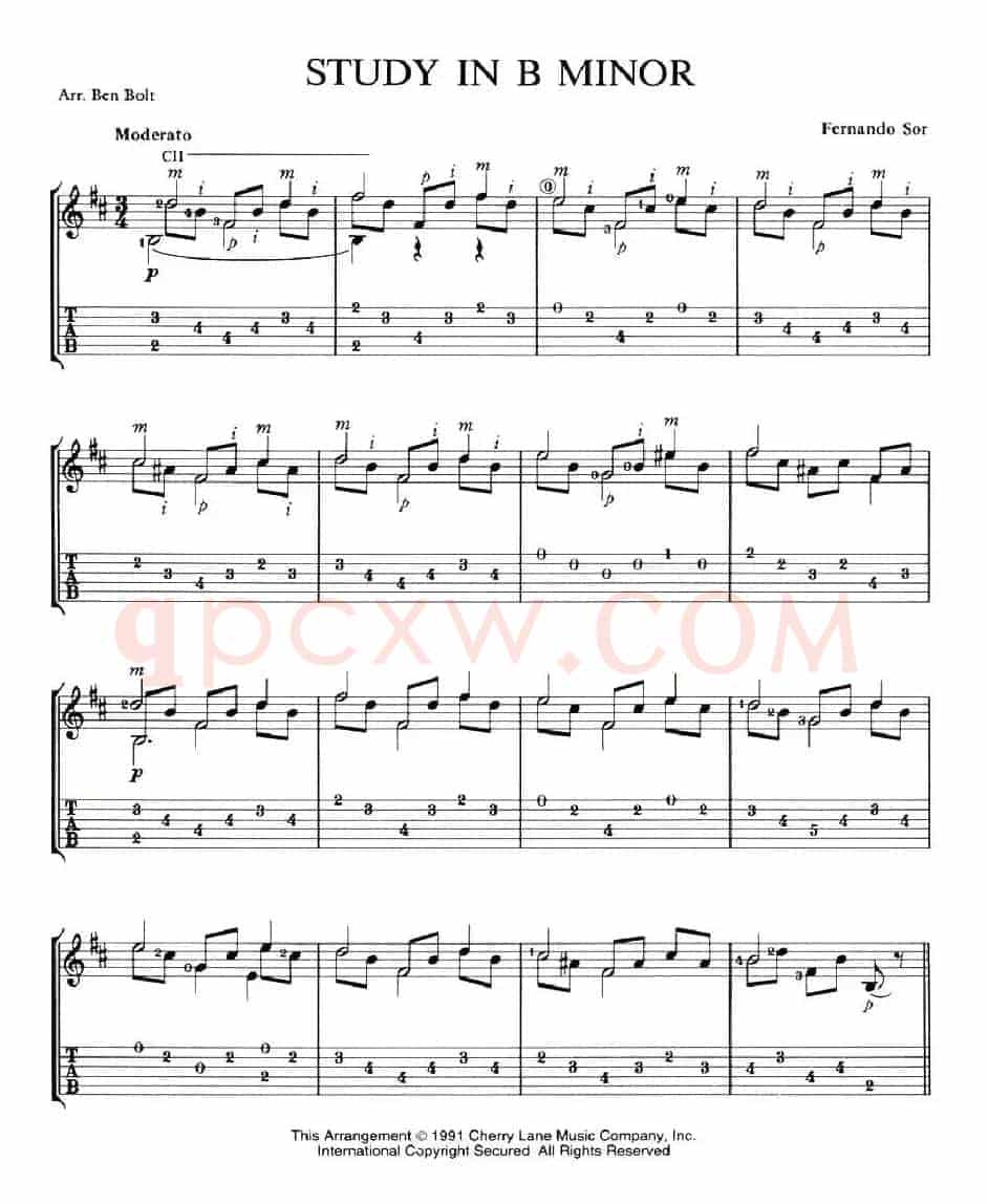 STUDY IN B MINOR