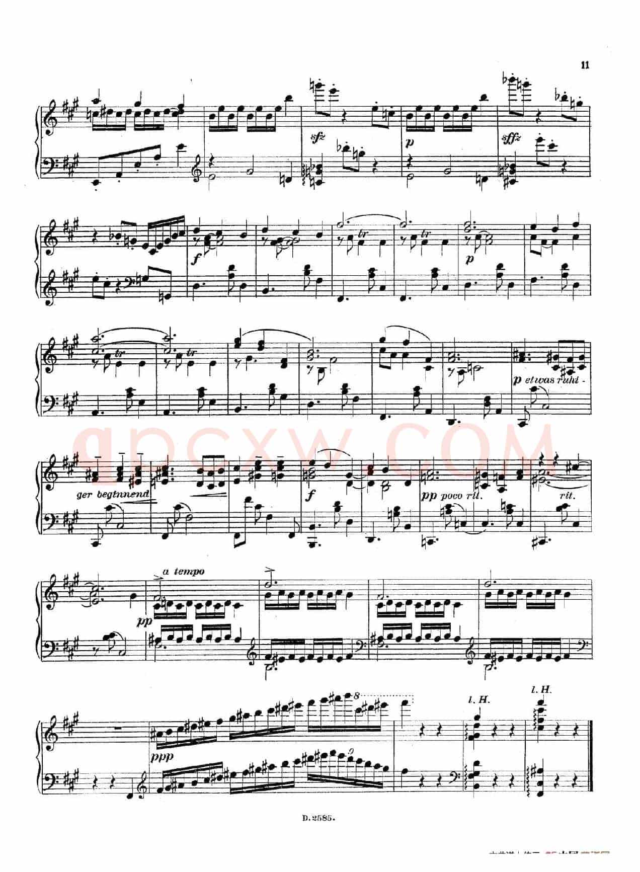 Fantasien über Gedichte von Richard Dehmel Op.9(德默尔之诗幻想曲4. 甲虫)