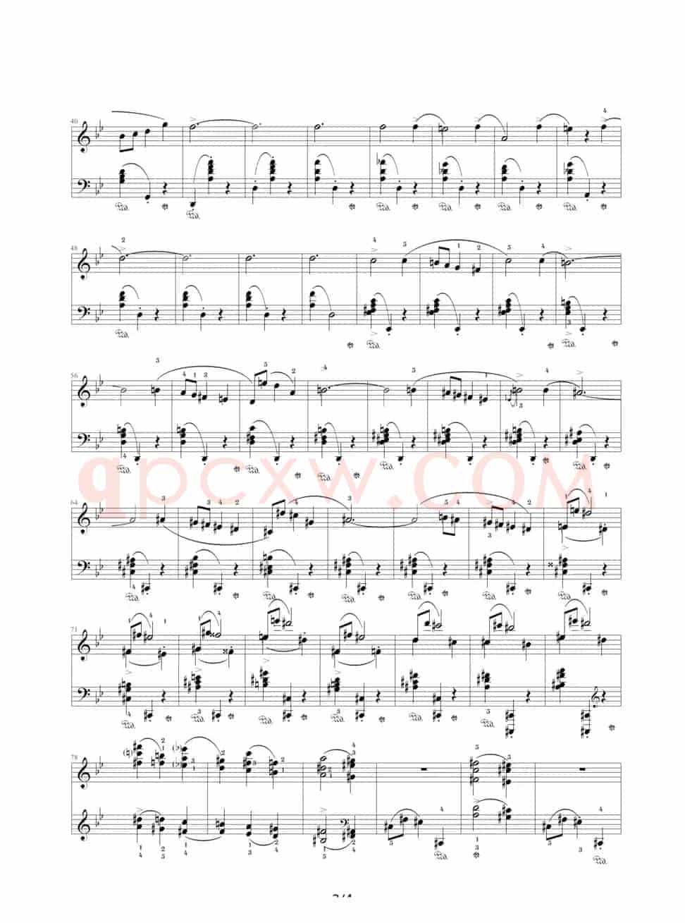G小调夜曲，Op.15,No.3（肖邦第6号夜曲）