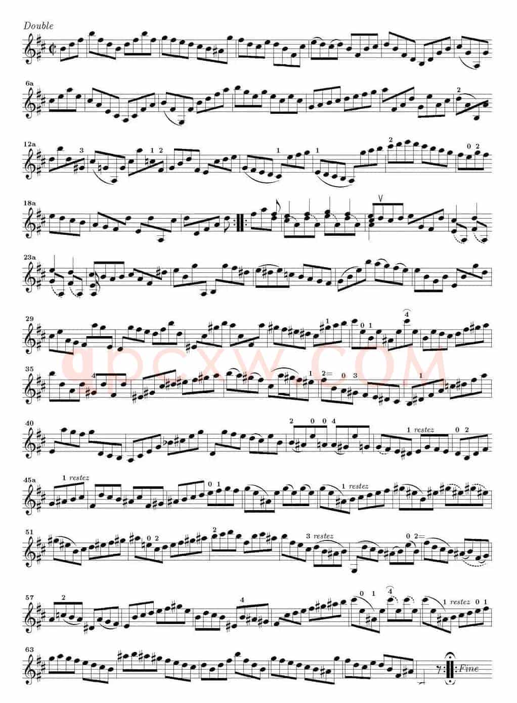 Bach Sonata BWV1002（无伴奏小提琴组曲）