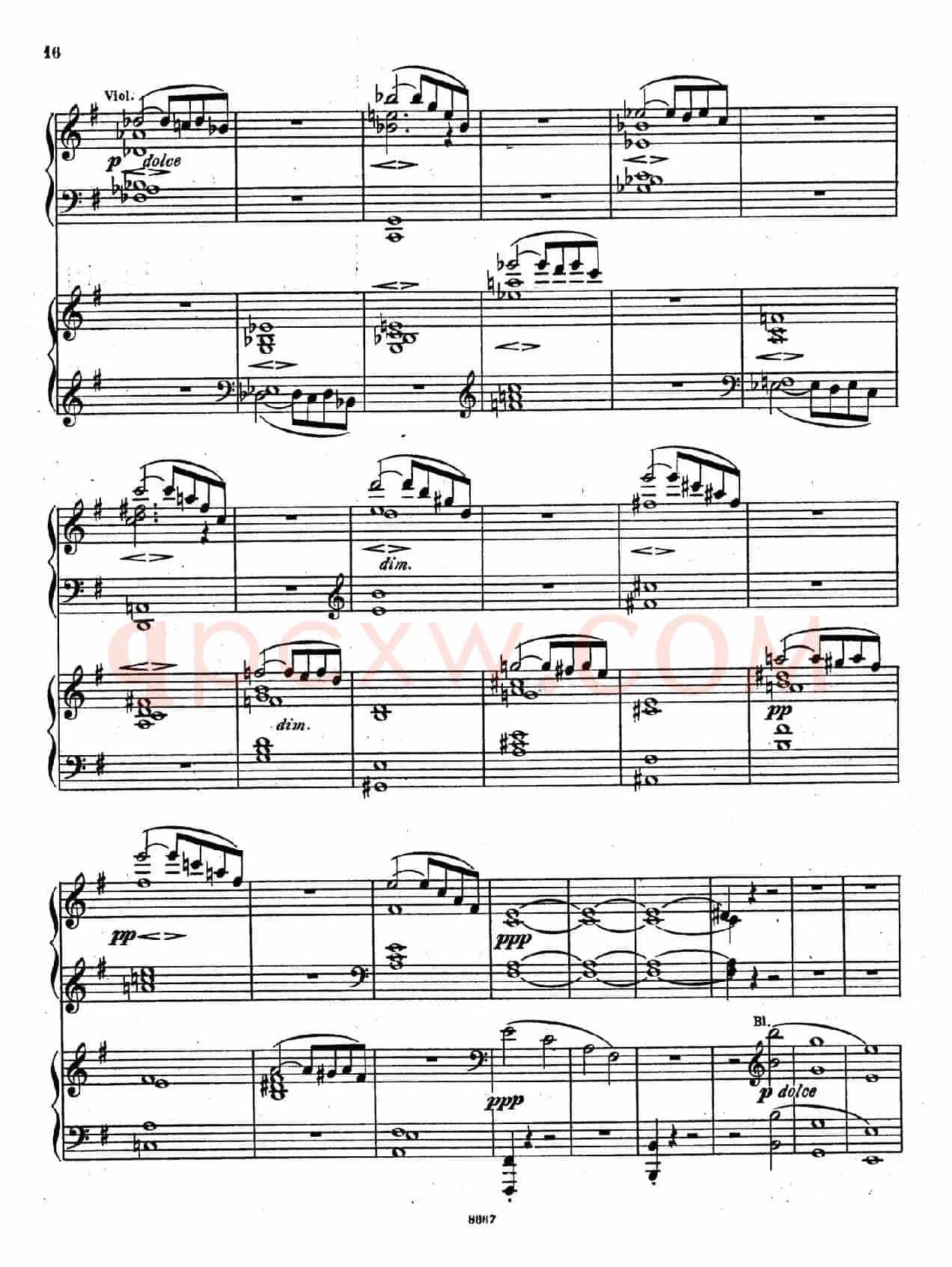 Symphony No.4 in e Minor Op.98(e小调第四交响曲·双钢琴)