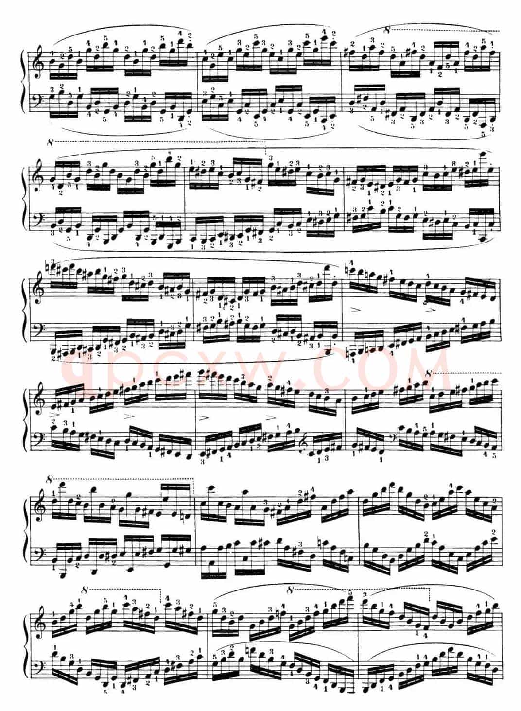 40首车尔尼Op.299钢琴快速练习曲（NO.36）