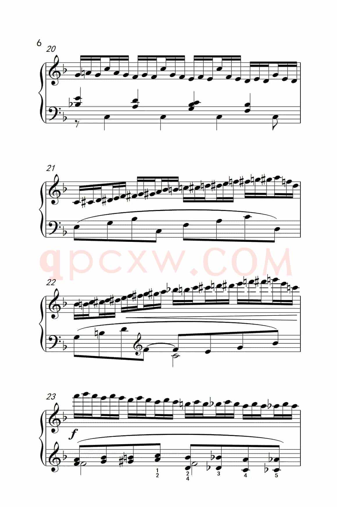 第八级3.练习曲 No.6 （中央音乐学院 钢琴（业余）考级教程 7-9级）