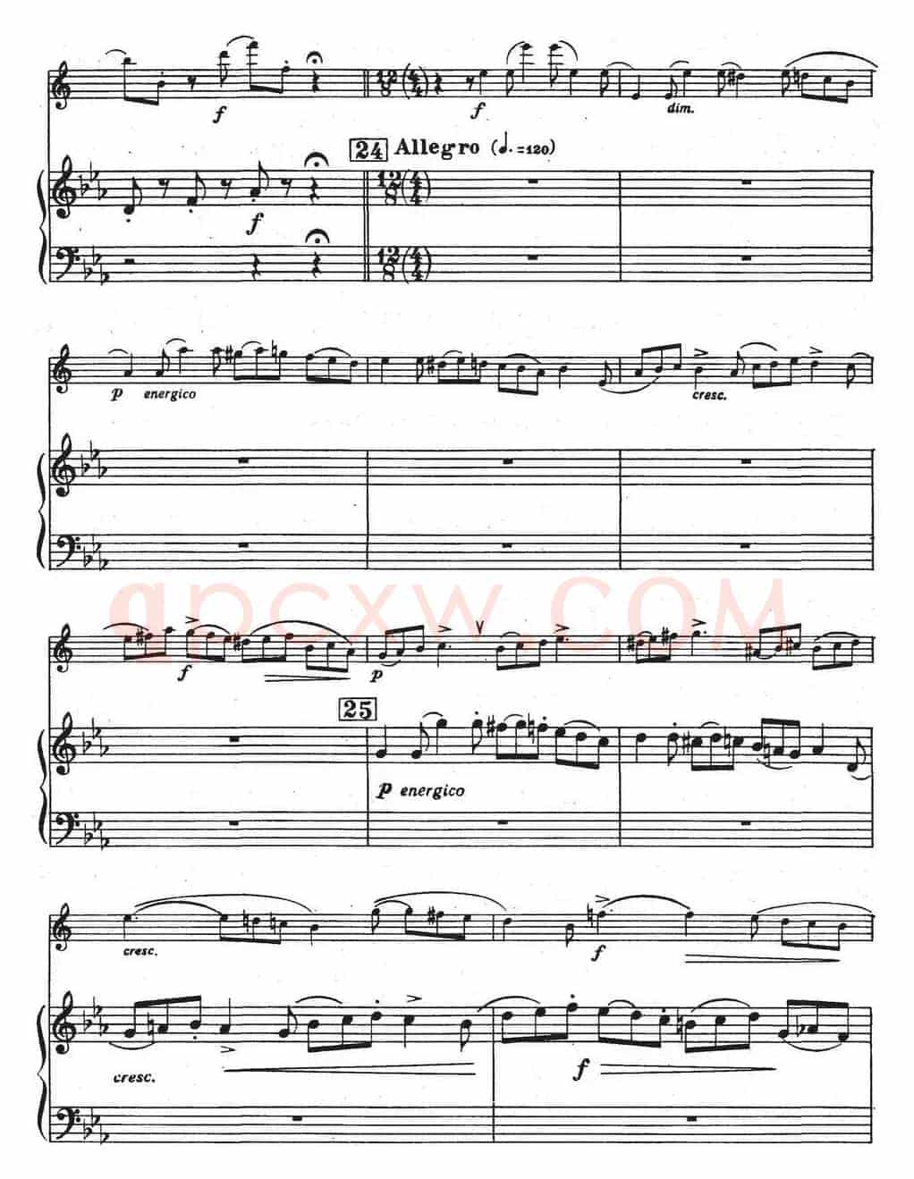 Glazunov Op.109（格拉组诺夫协奏曲Op.109）（萨克斯+钢琴伴奏）