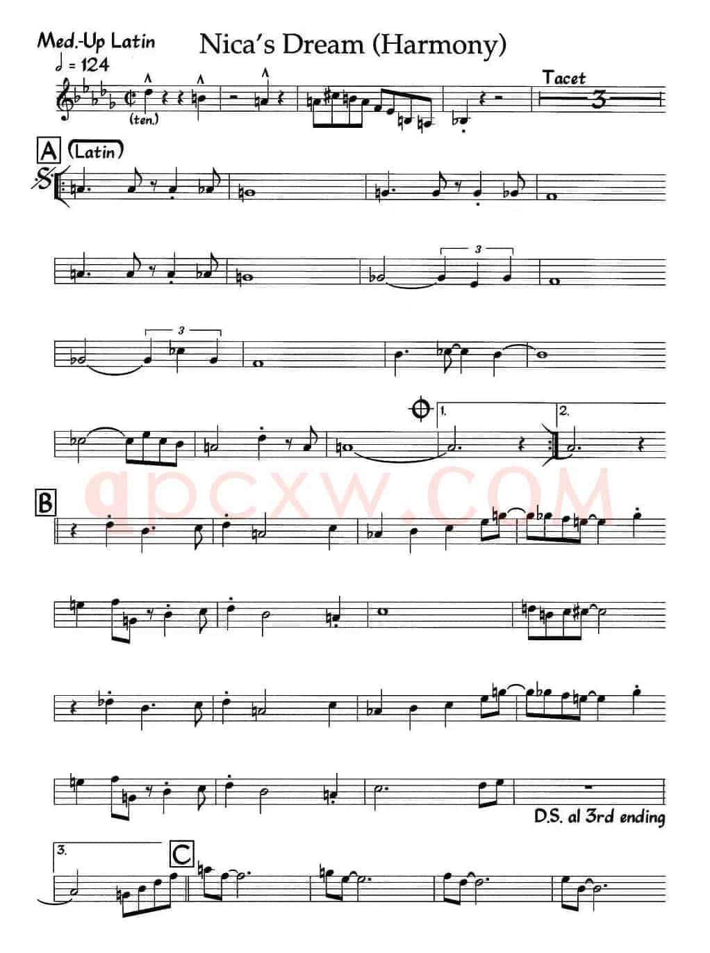 Nica's Dream(Harmony)（爵士钢琴曲）
