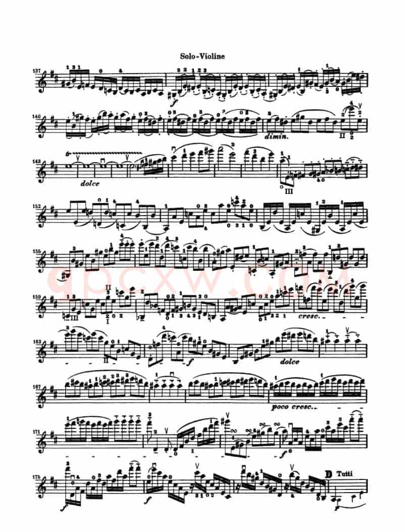 Konzert fur Violine（贝多芬小提琴协奏曲）