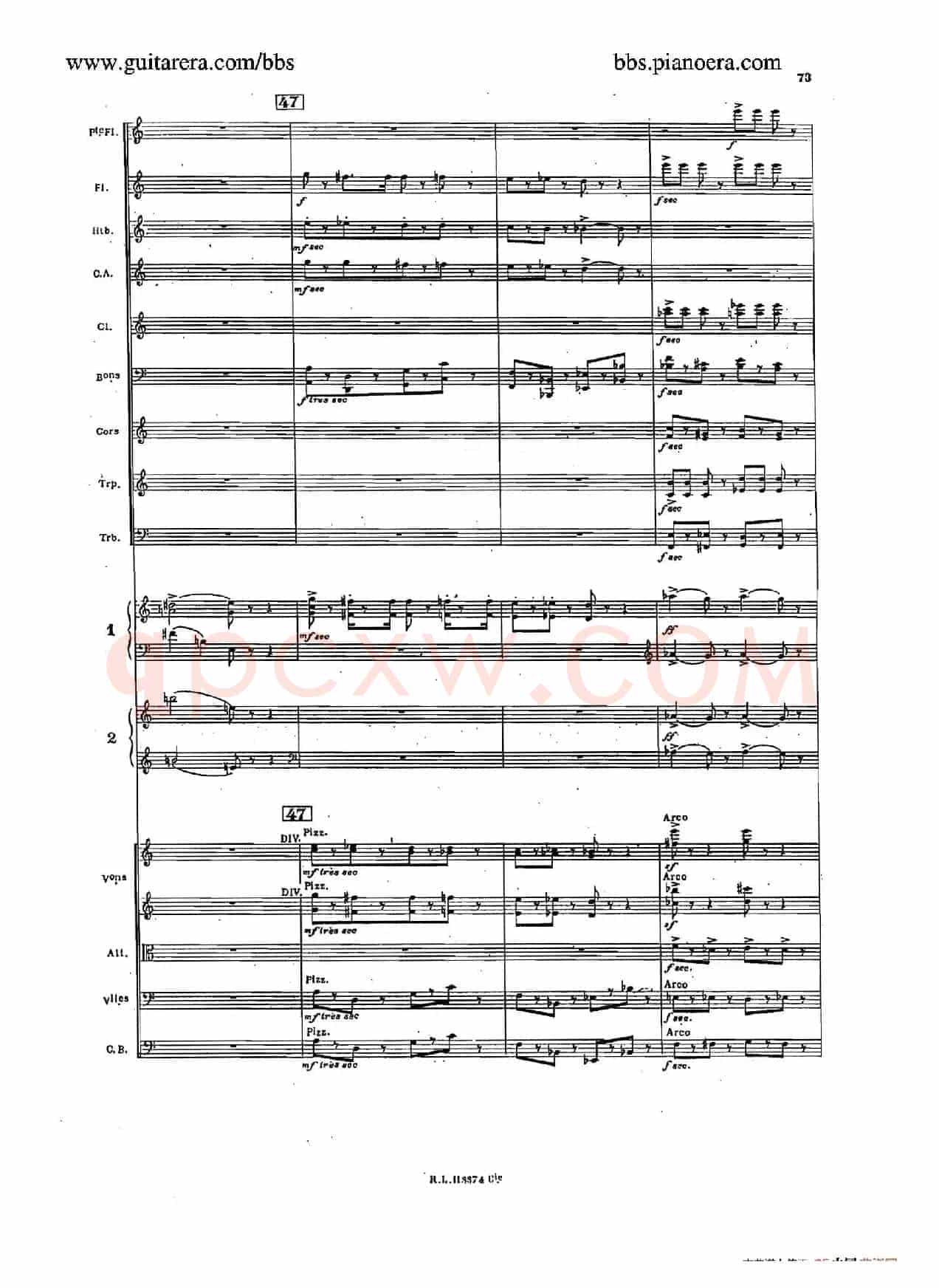 Concerto for 2 Pianos in d Minor(d小调双钢琴协奏曲·总谱)