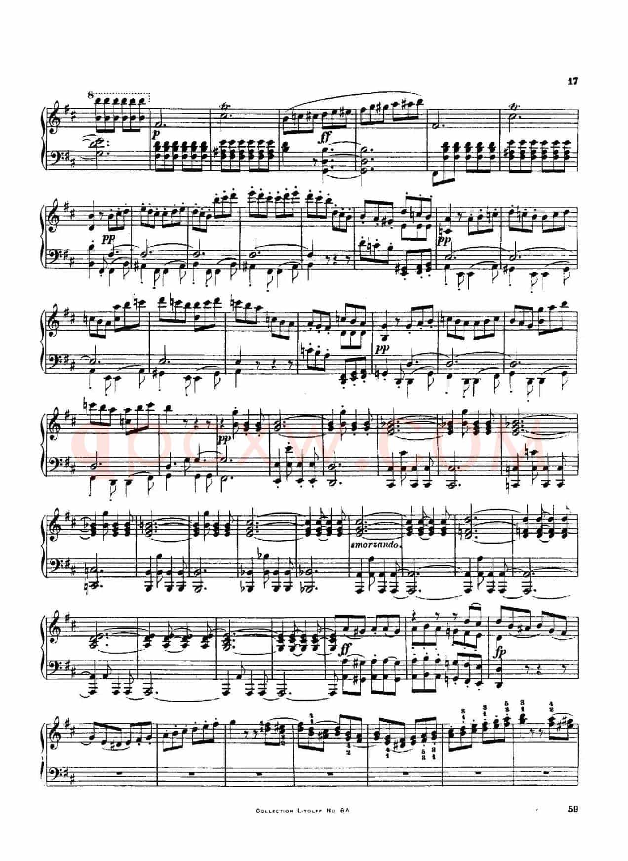 String Quartet No.3 in D Major Op.18-3（D大调第三弦乐四重奏·钢琴独奏版）