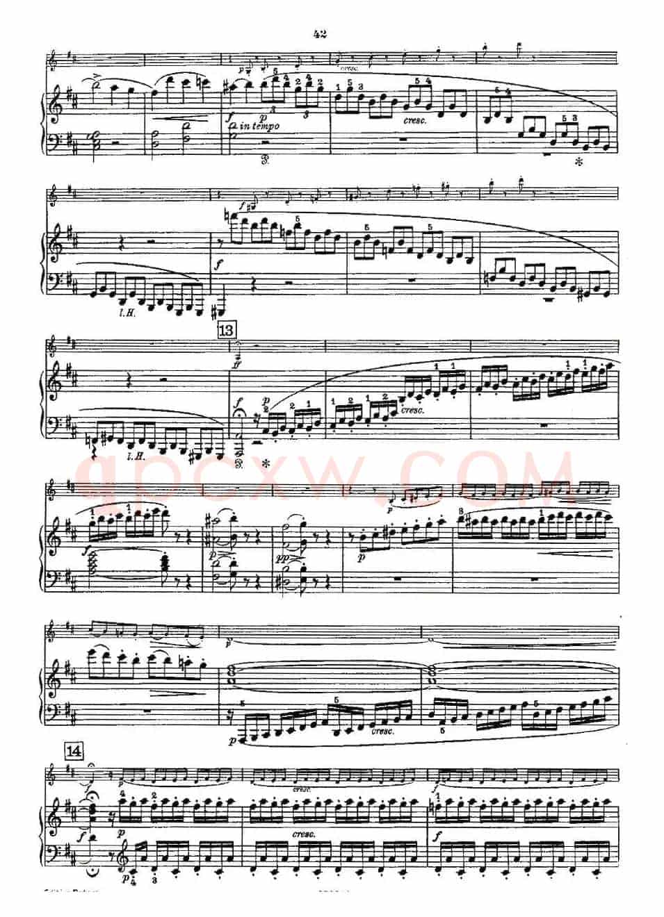 Mozart - Violin Sonata No.3, KV. 306（第三小提琴奏鸣曲）