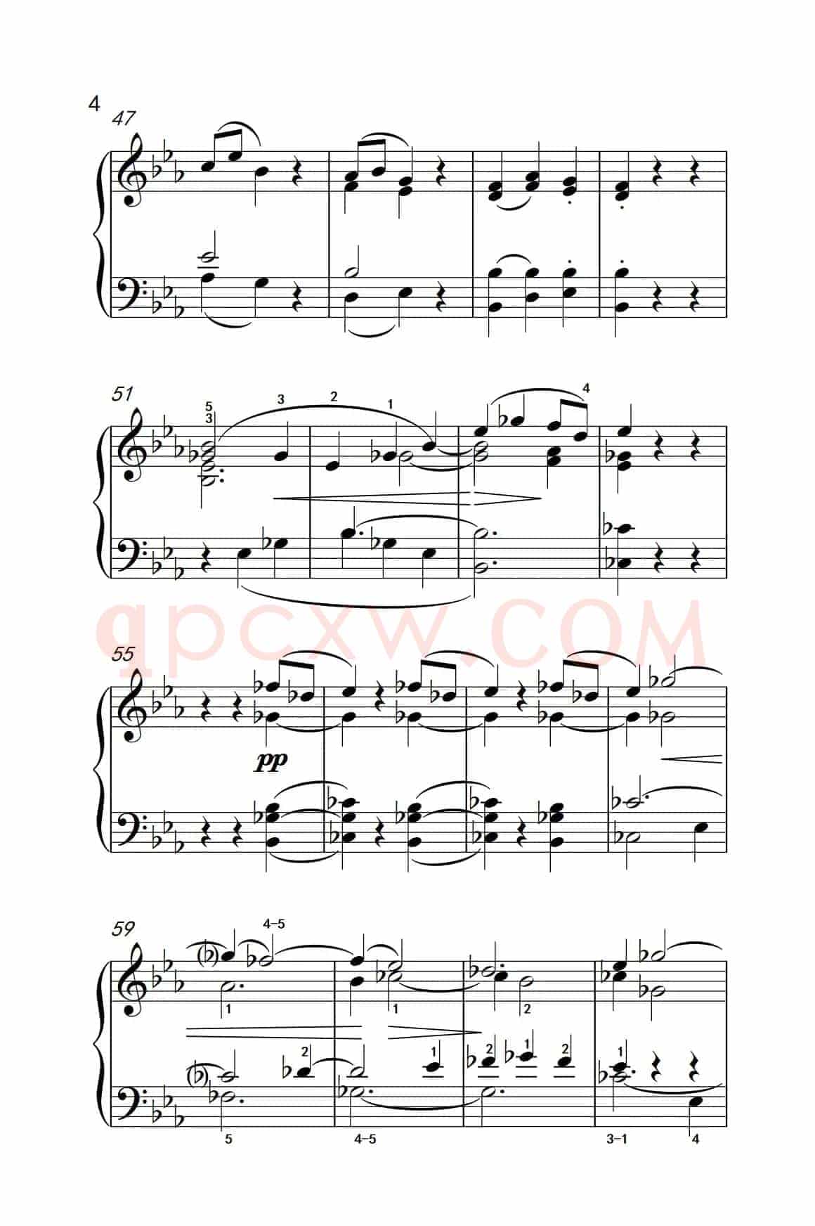 奏鸣曲 Opus 7 第三乐章（贝多芬奏鸣曲集 2）