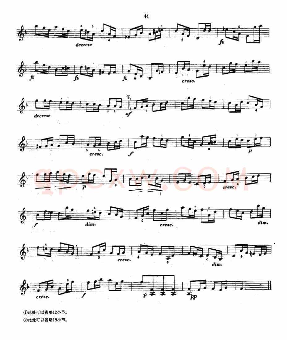 开塞Op20 No3 练习曲