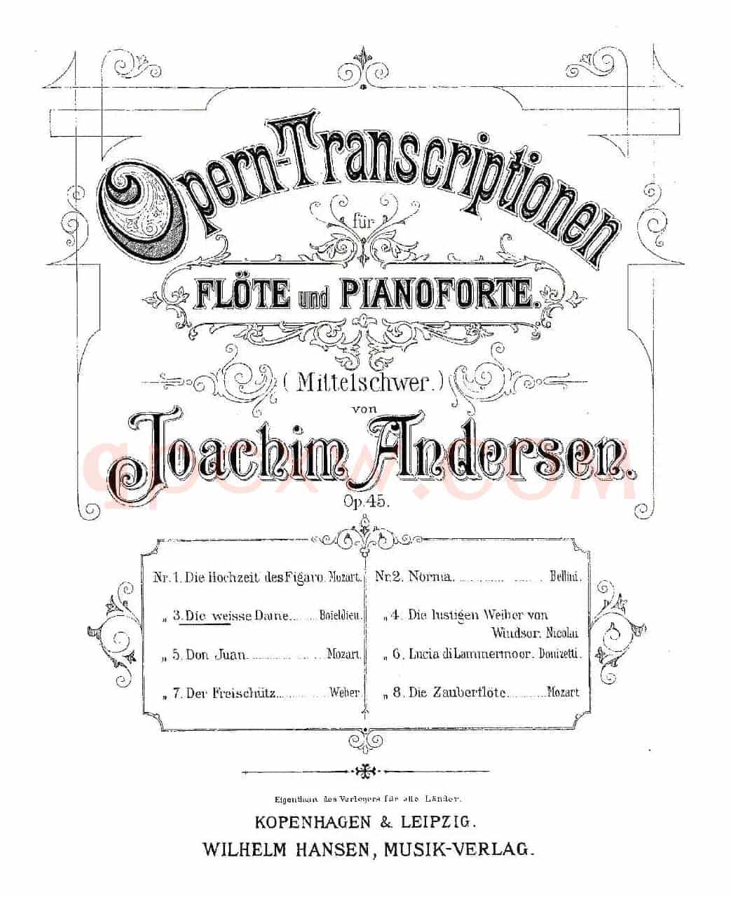 Opern-Transcriptionen.Op.45-3