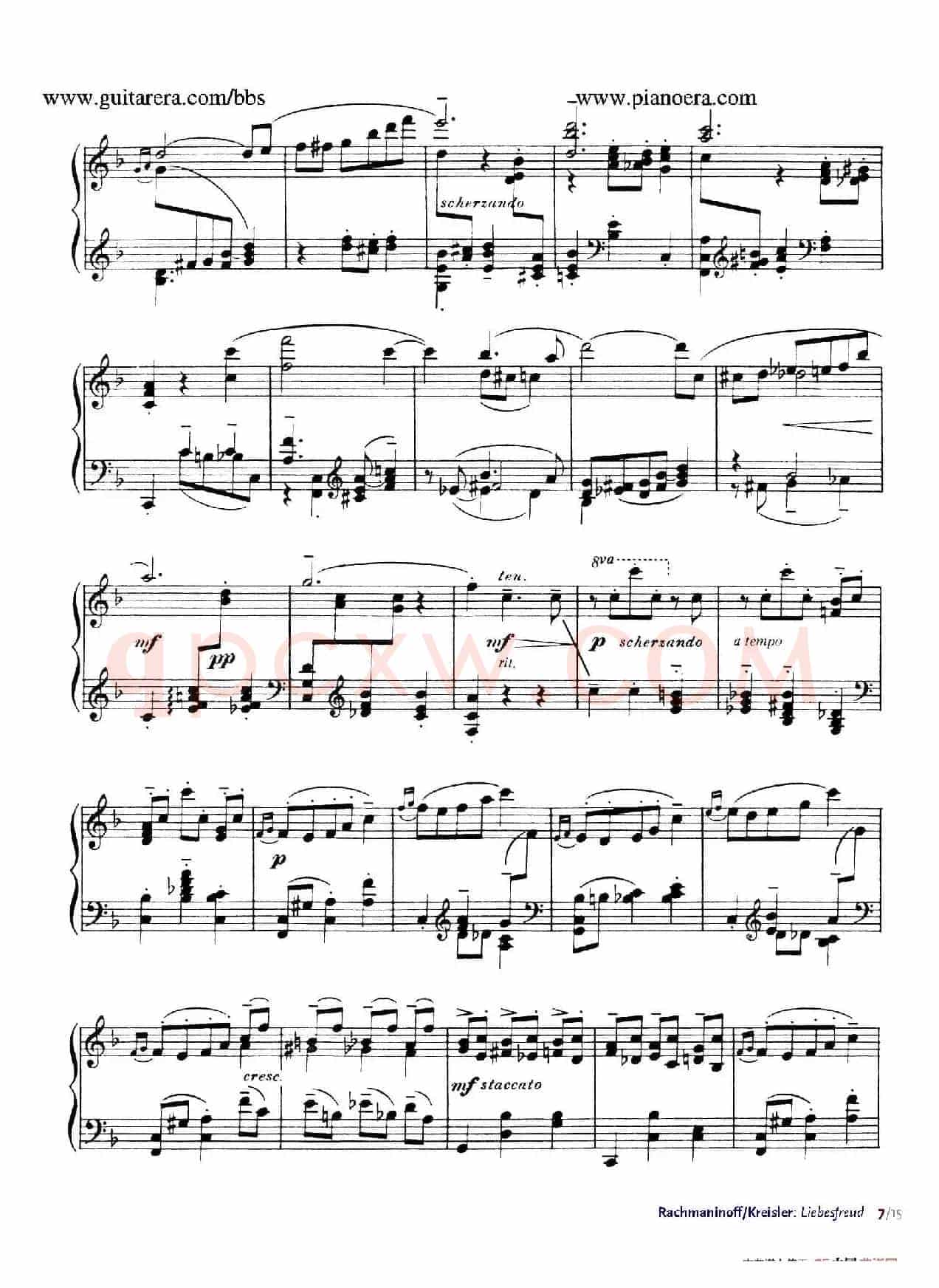Liebesfreud(爱的喜悦)(钢琴独奏版)