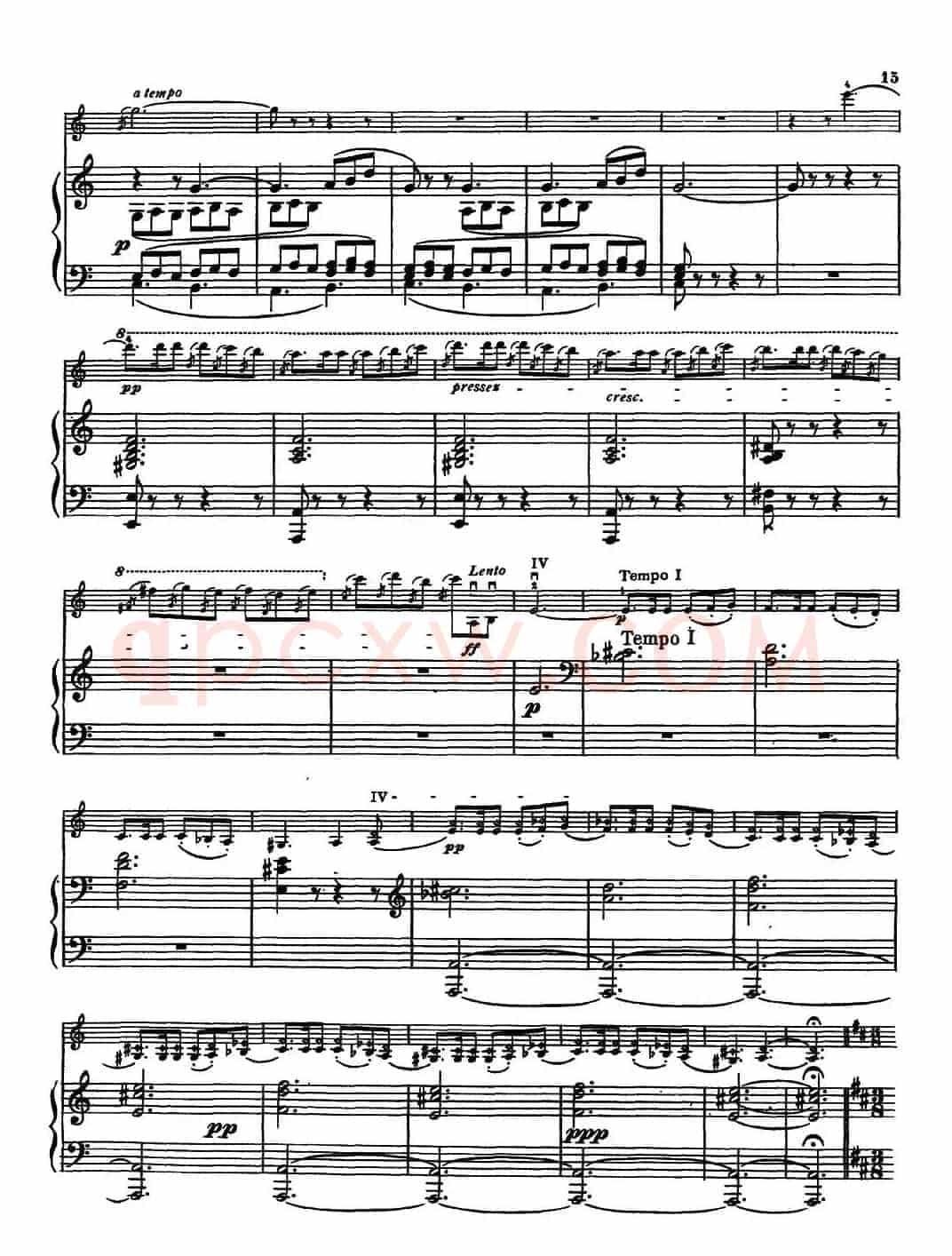 Carmen Concert Fantast Op.25（Ⅱ）（小提琴+钢琴伴奏）