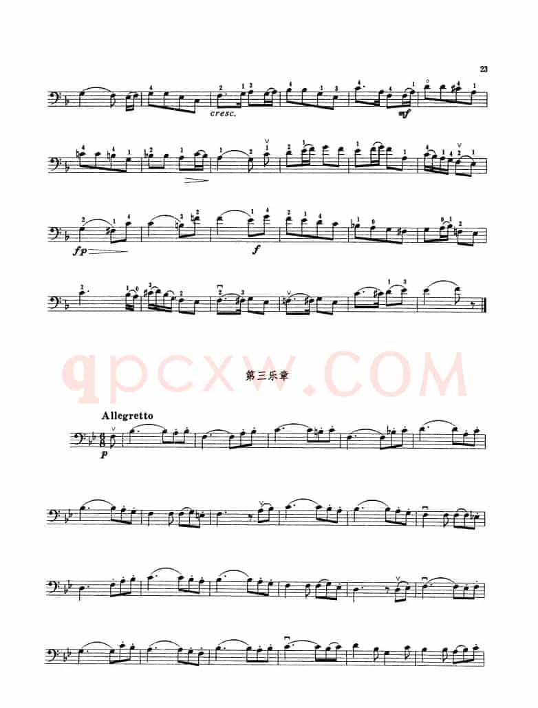 第一奏鸣曲 Op.43（大提琴）