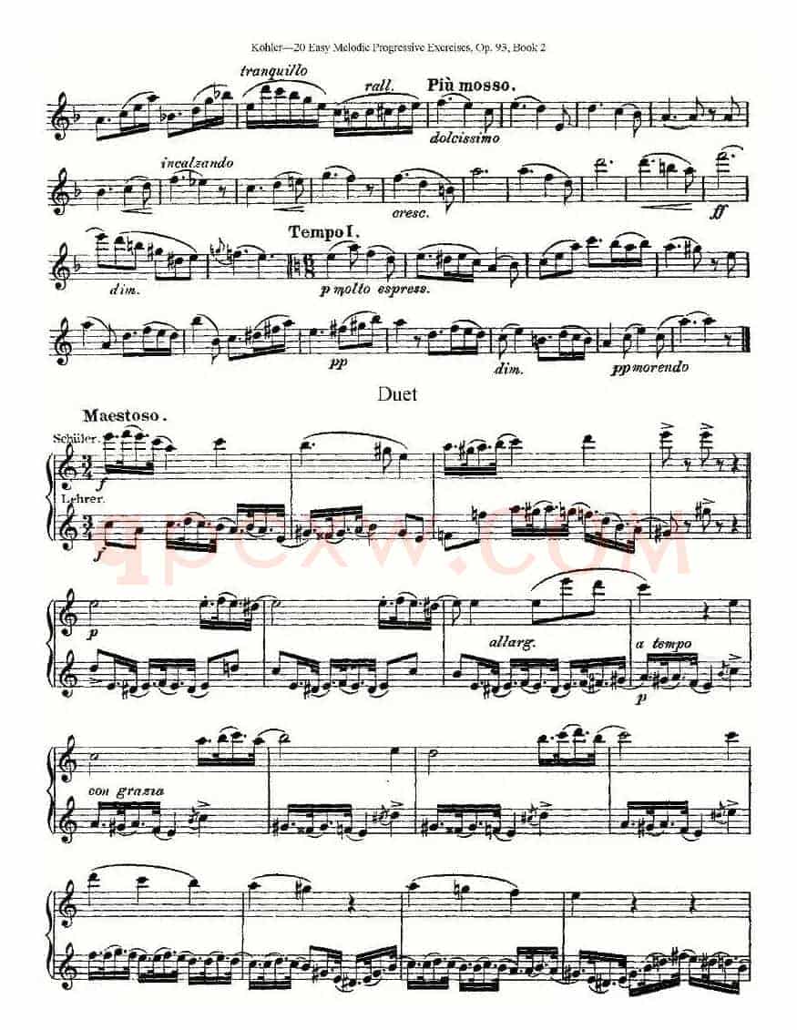 柯勒练习曲作品93号（二）
