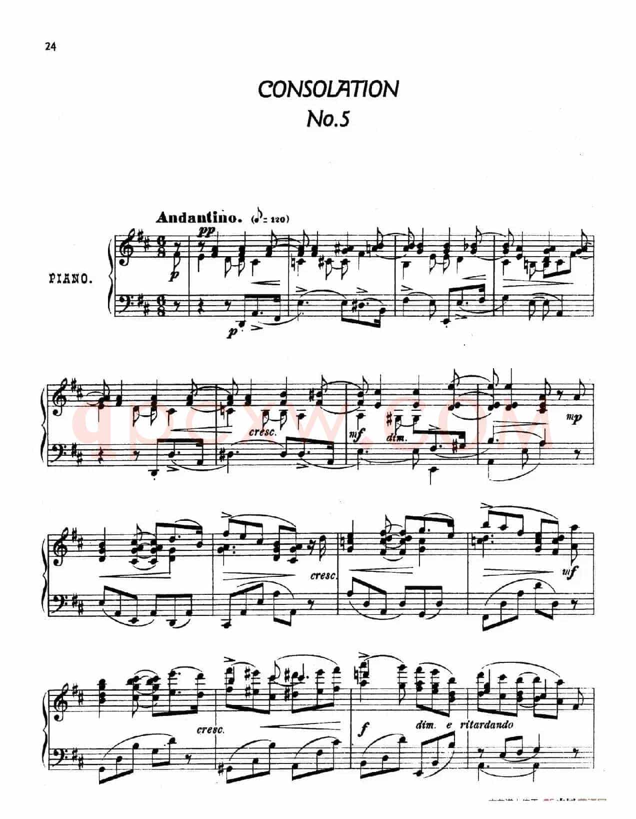 24 Characteristic Pieces Op.36(24首性格小品·5)