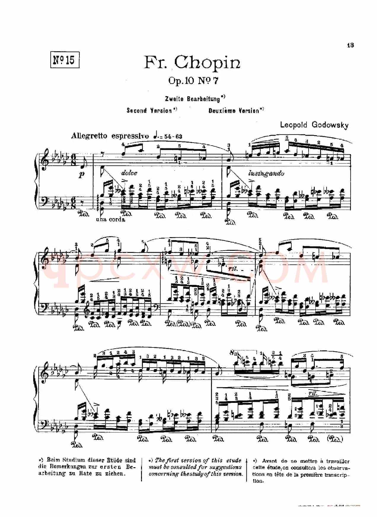 53首以肖邦练习曲为素材而作的练习曲（No.15）