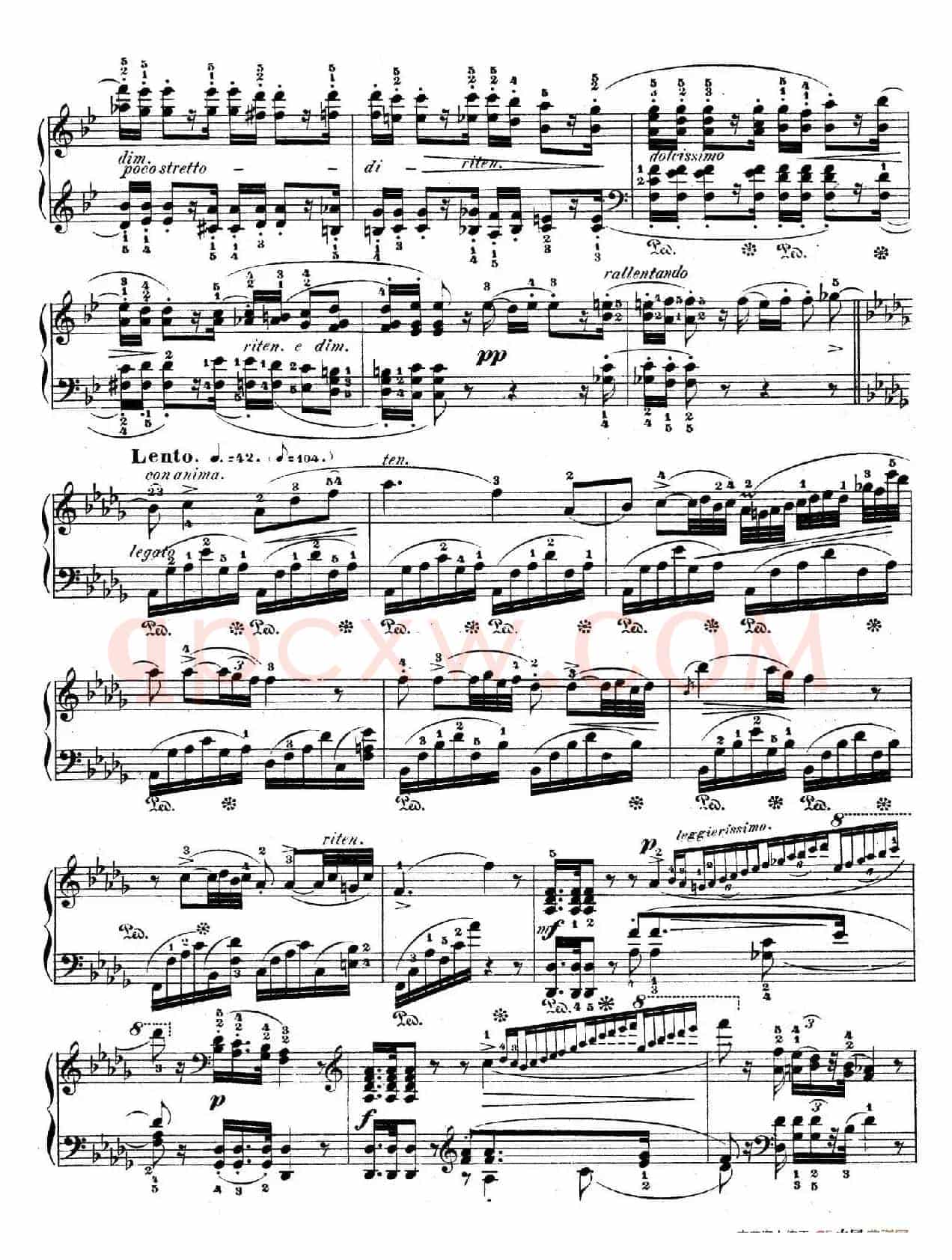 Variations on Je Vends Des Scapulaires Op.12(降B大调华丽变奏曲)