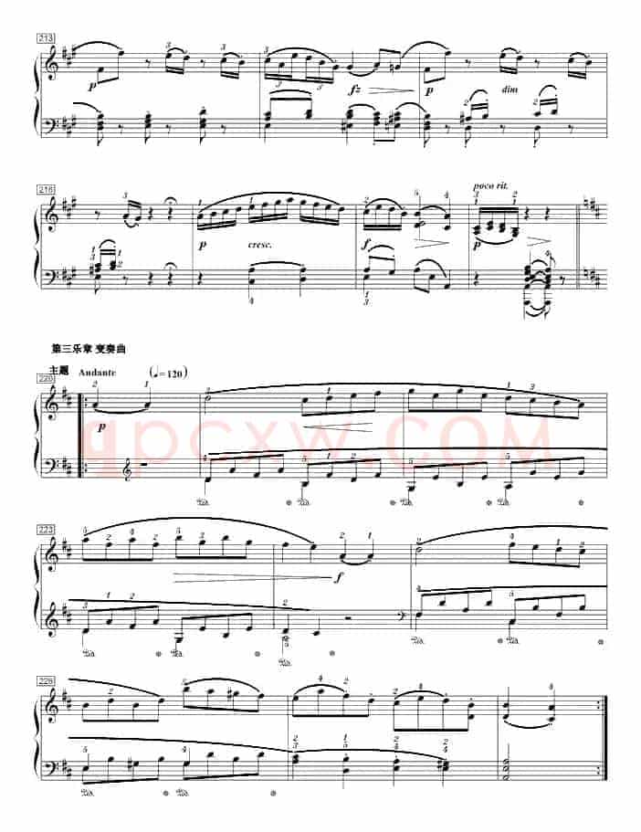莫扎特D大调钢琴奏鸣曲K.284